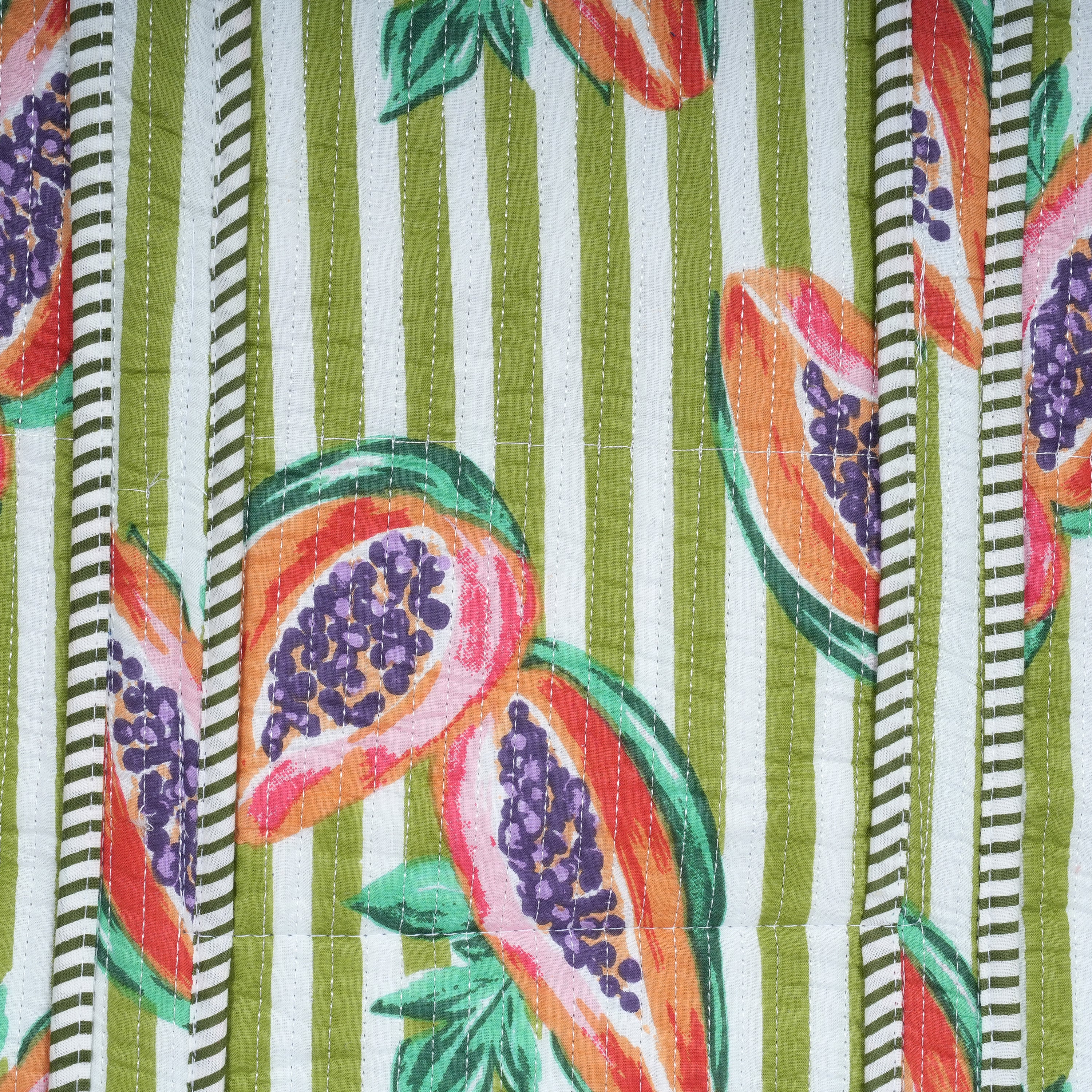 Summer Fruits Tote In Papaya - Image 10
