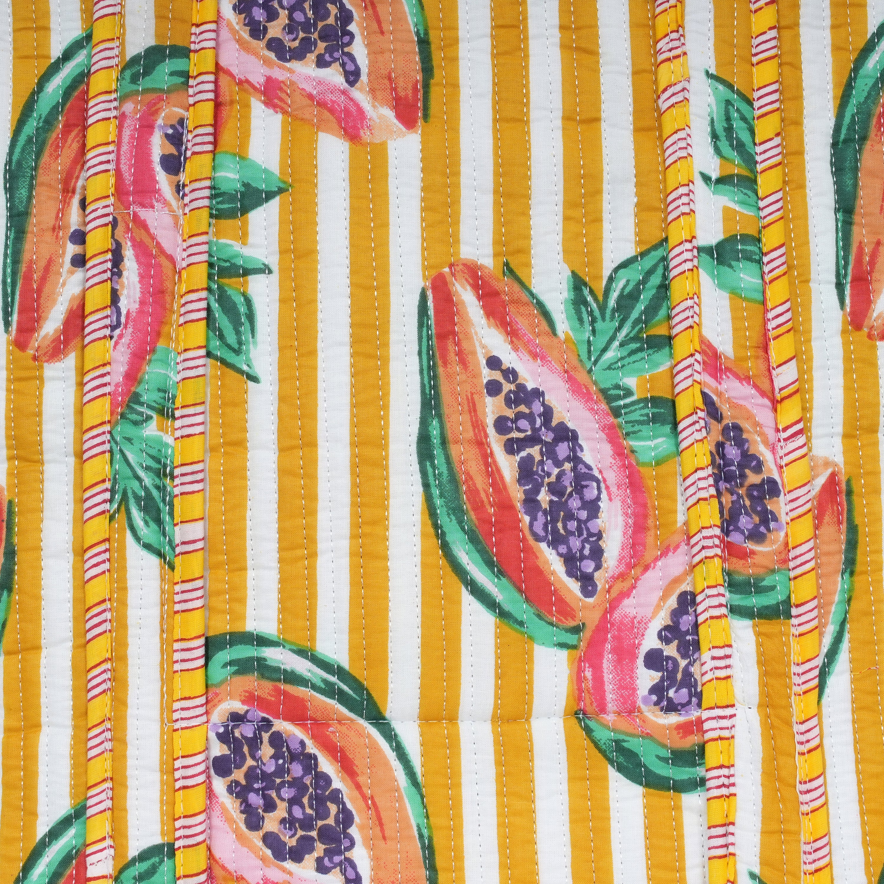 Summer Fruits Tote In Papaya - Image 13