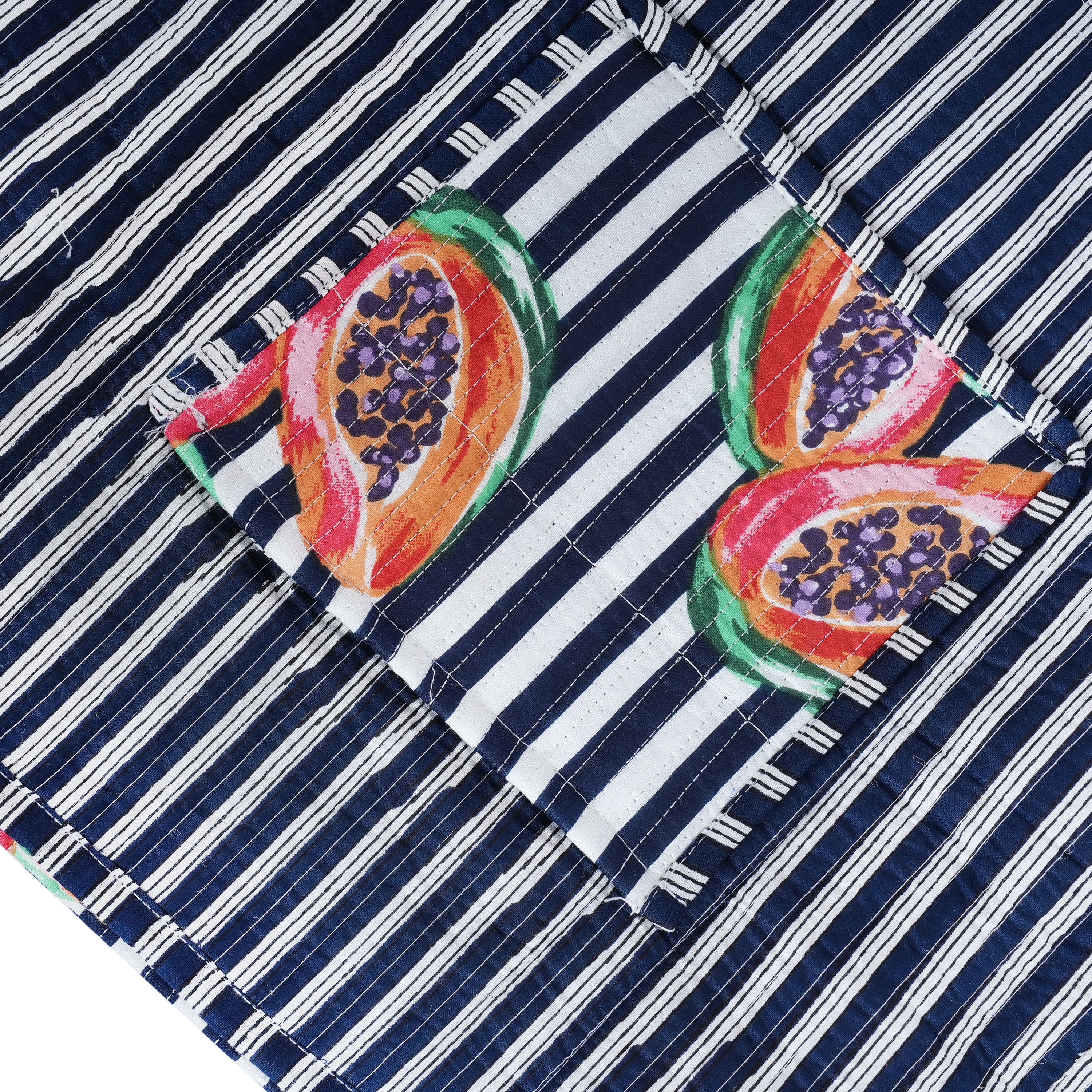 Summer Fruits Tote In Papaya - Image 18