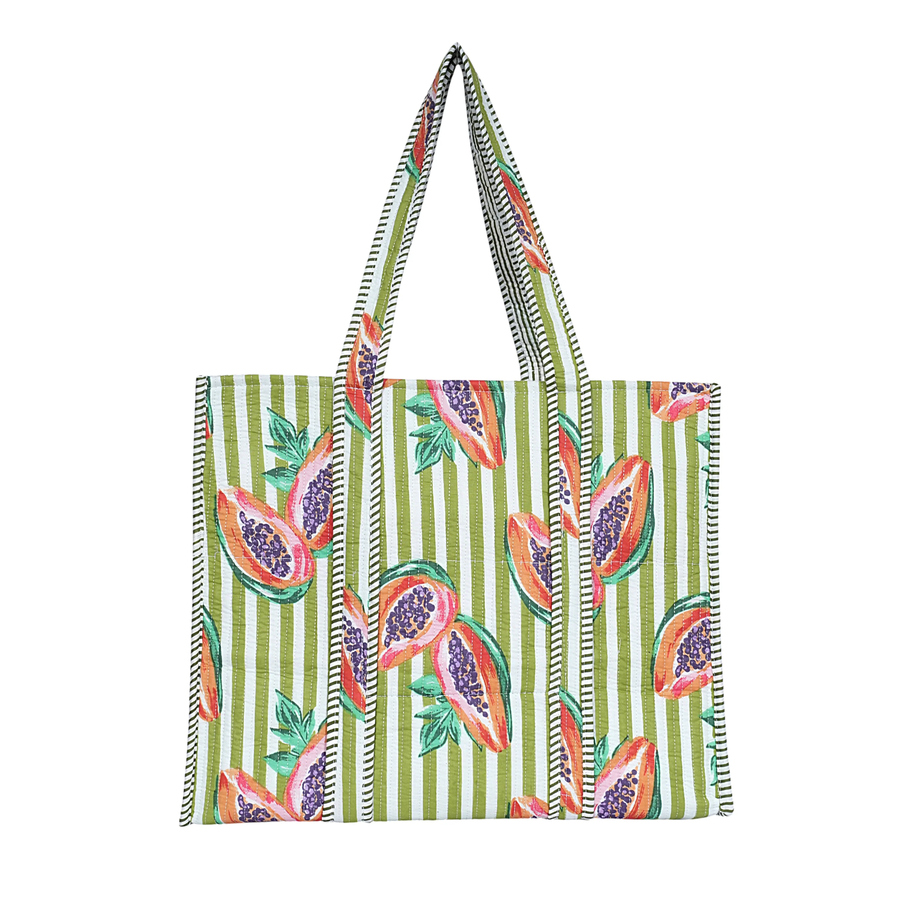 Summer Fruits Tote In Papaya - Image 9