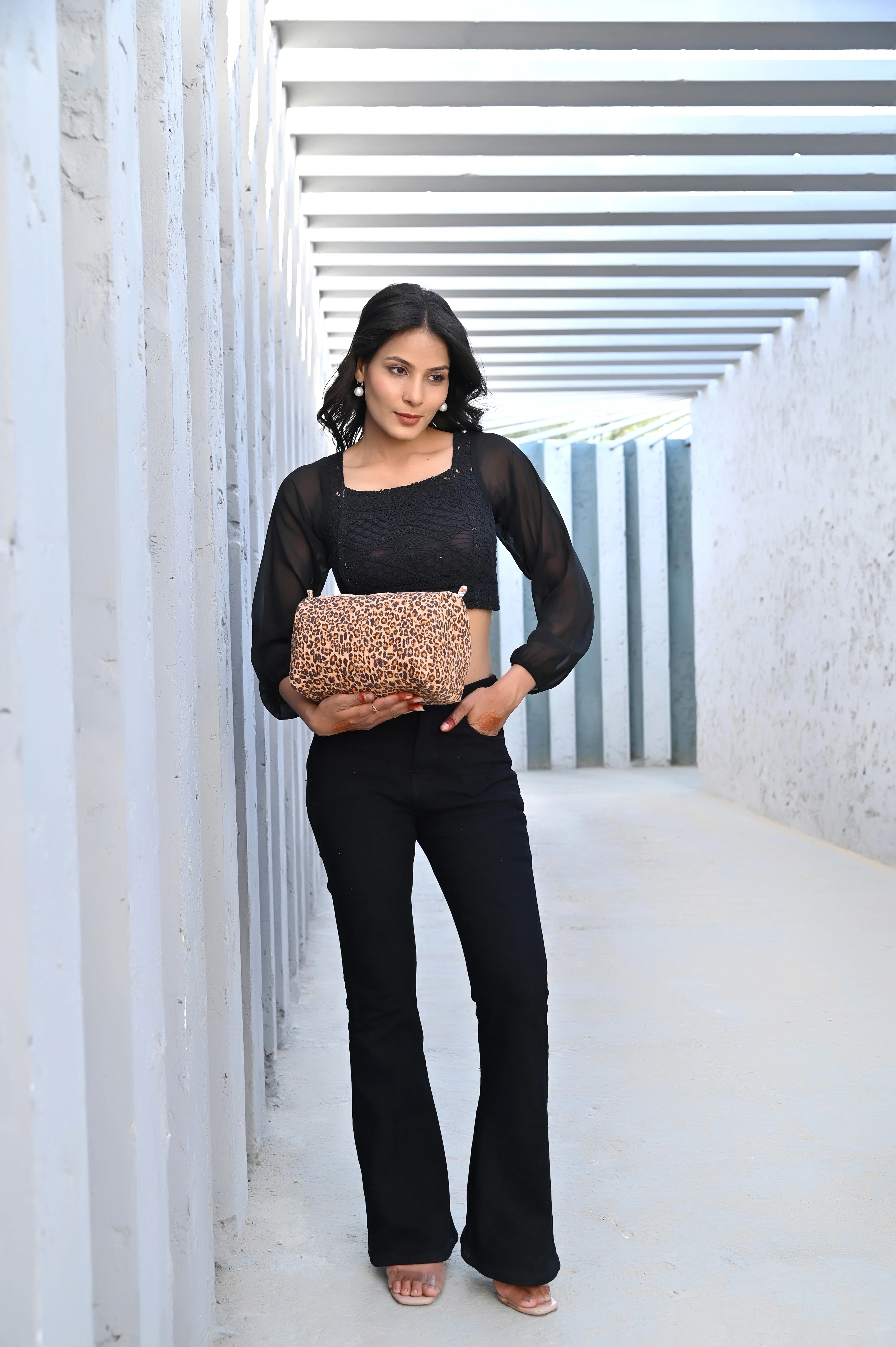 The Brown Leopard Cotton Travel Set - Image 10