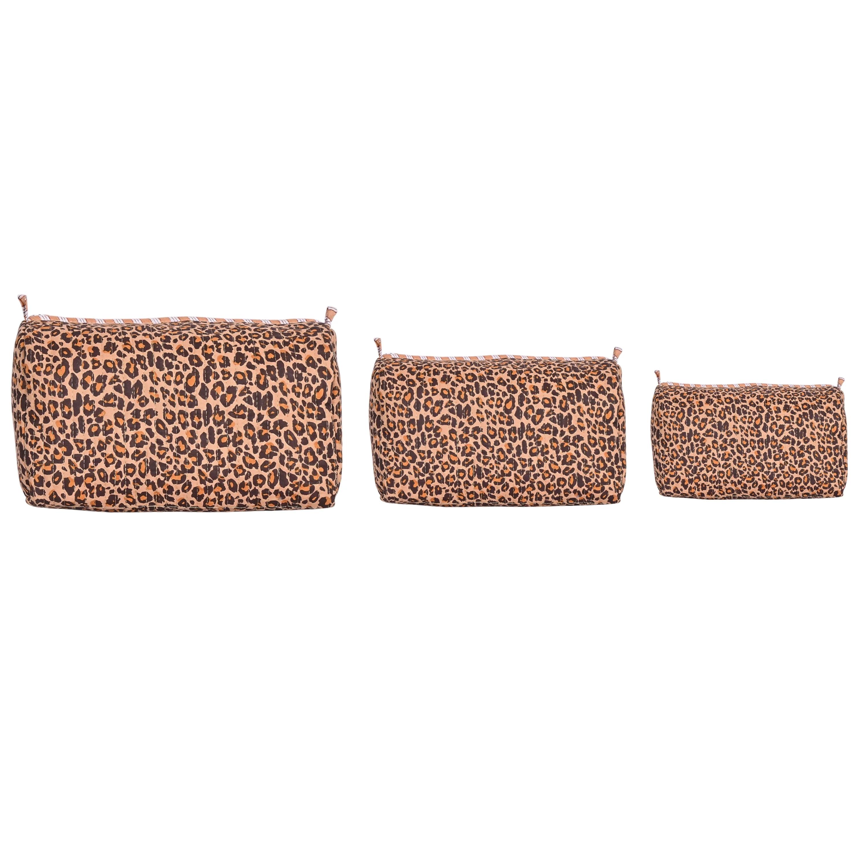 The Brown Leopard Cotton Travel Set - Image 8