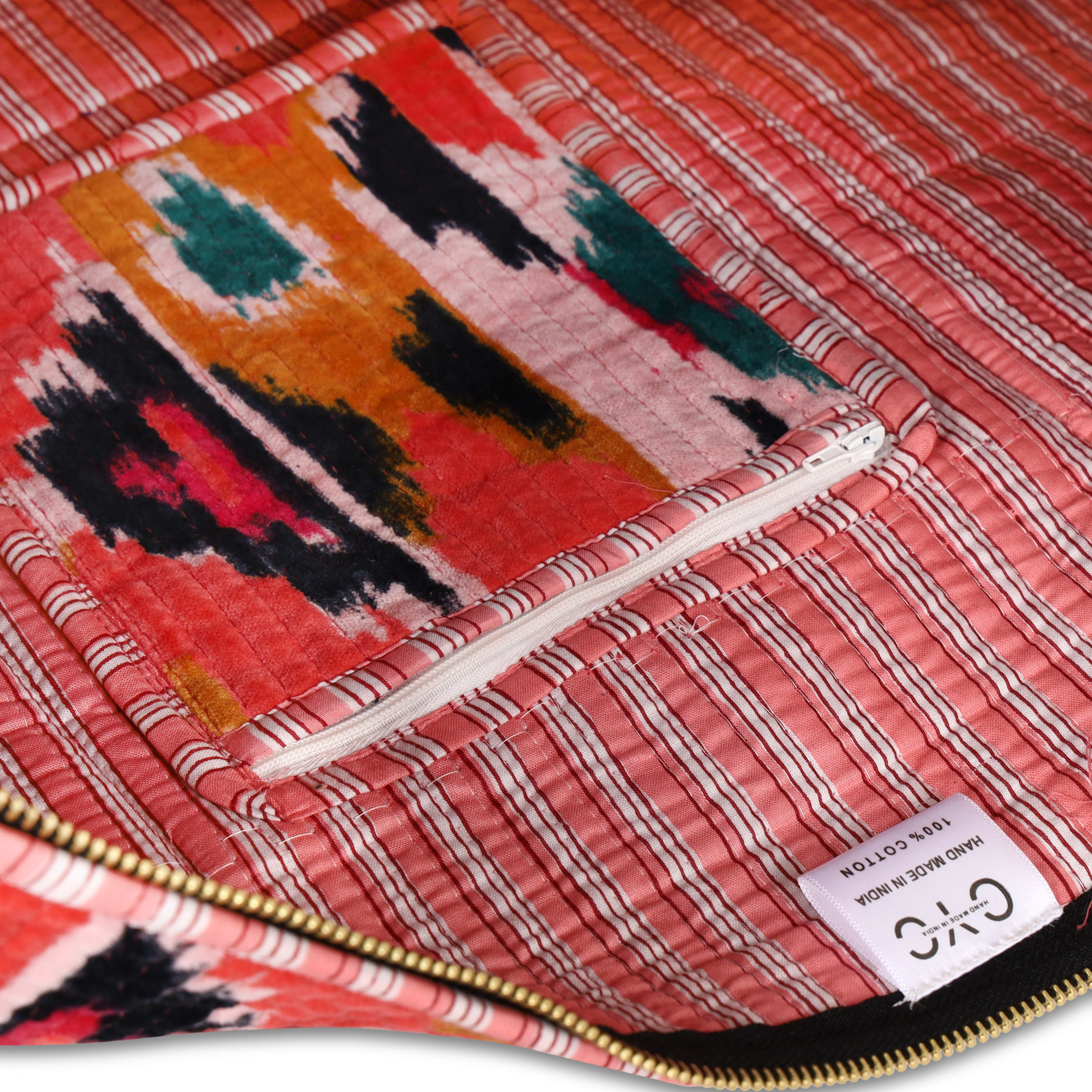 The Ikat Velvet Weekender - Image 10