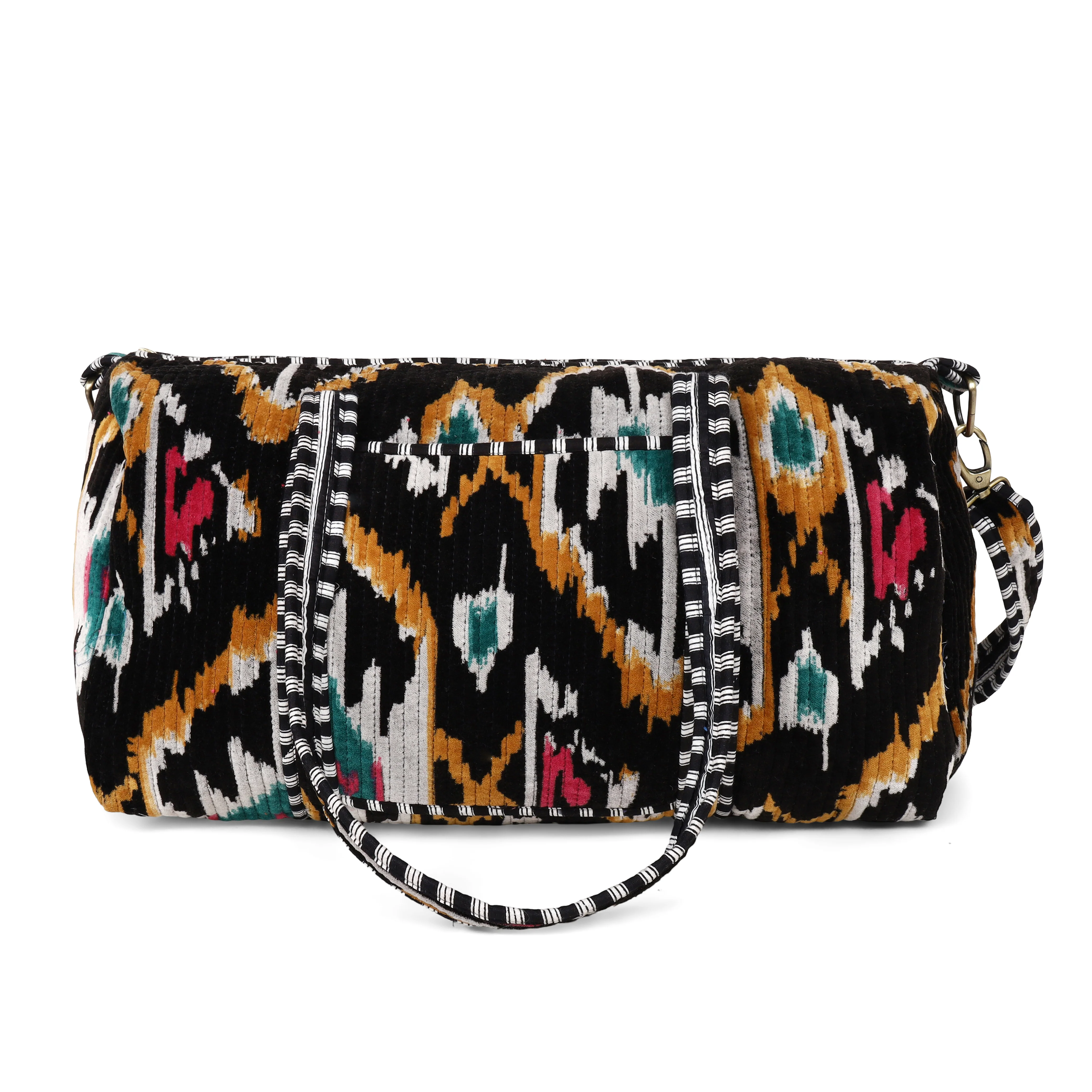 The Ikat Velvet Weekender - Image 3