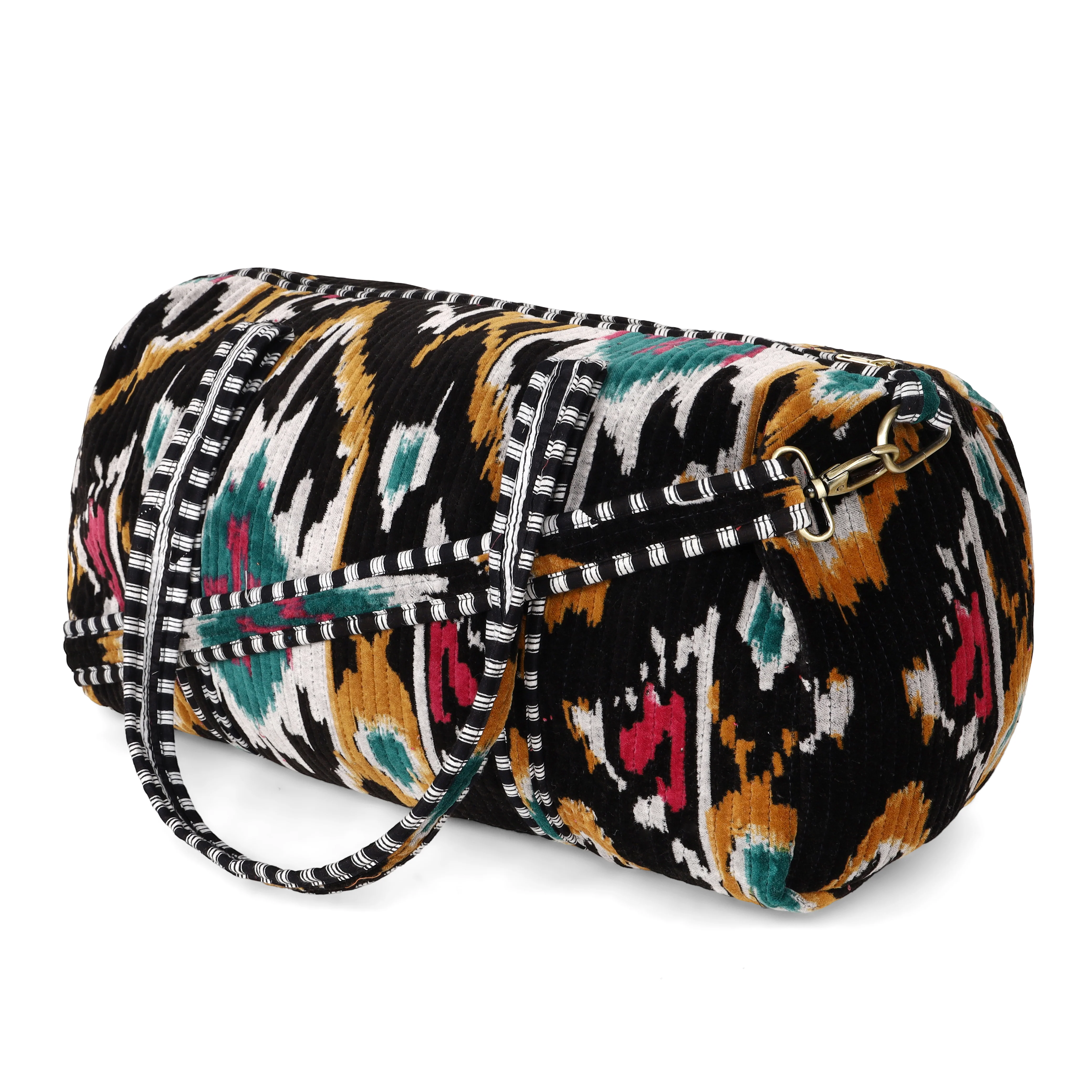 The Ikat Velvet Weekender - Image 4