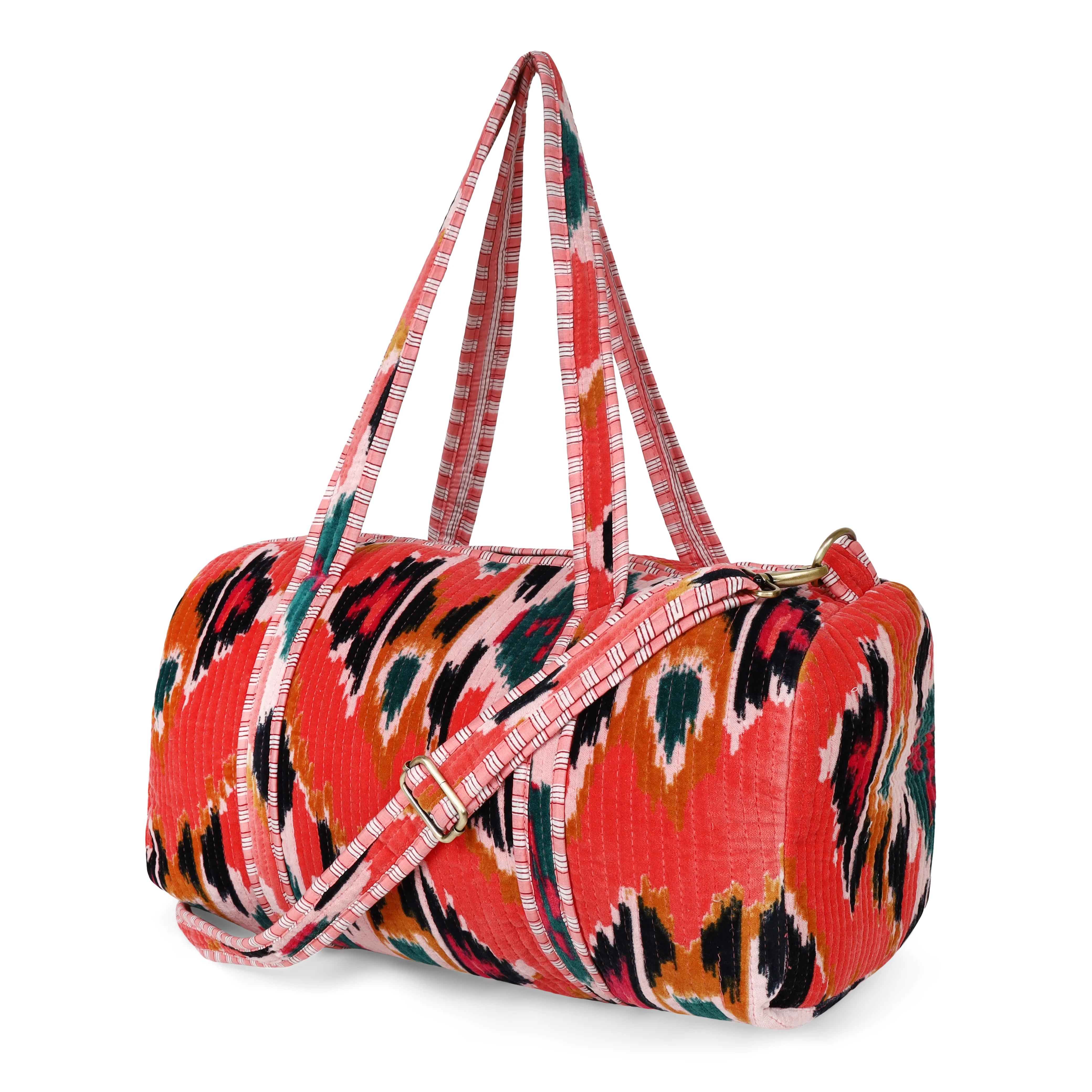 The Ikat Velvet Weekender - Image 7