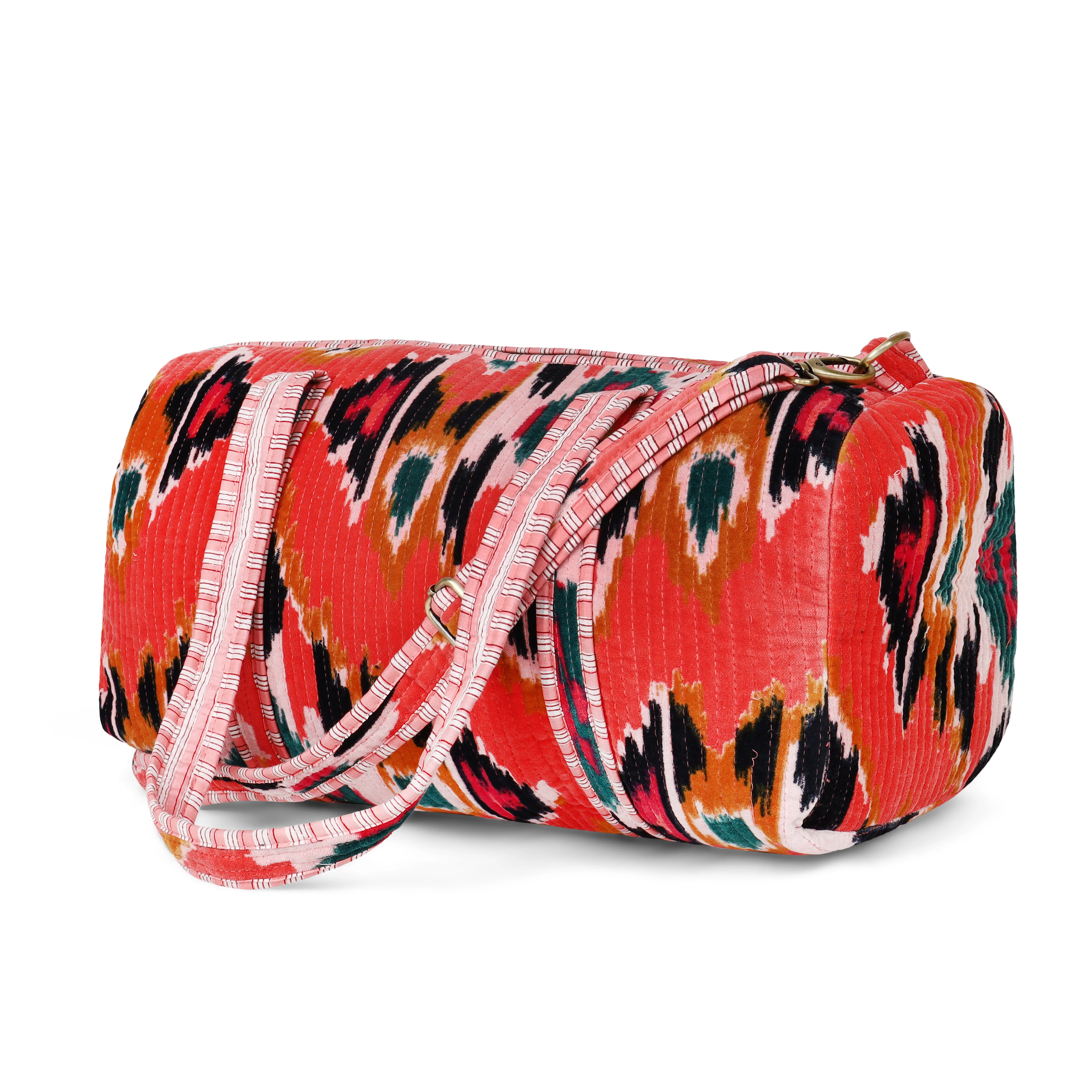 The Ikat Velvet Weekender - Image 8