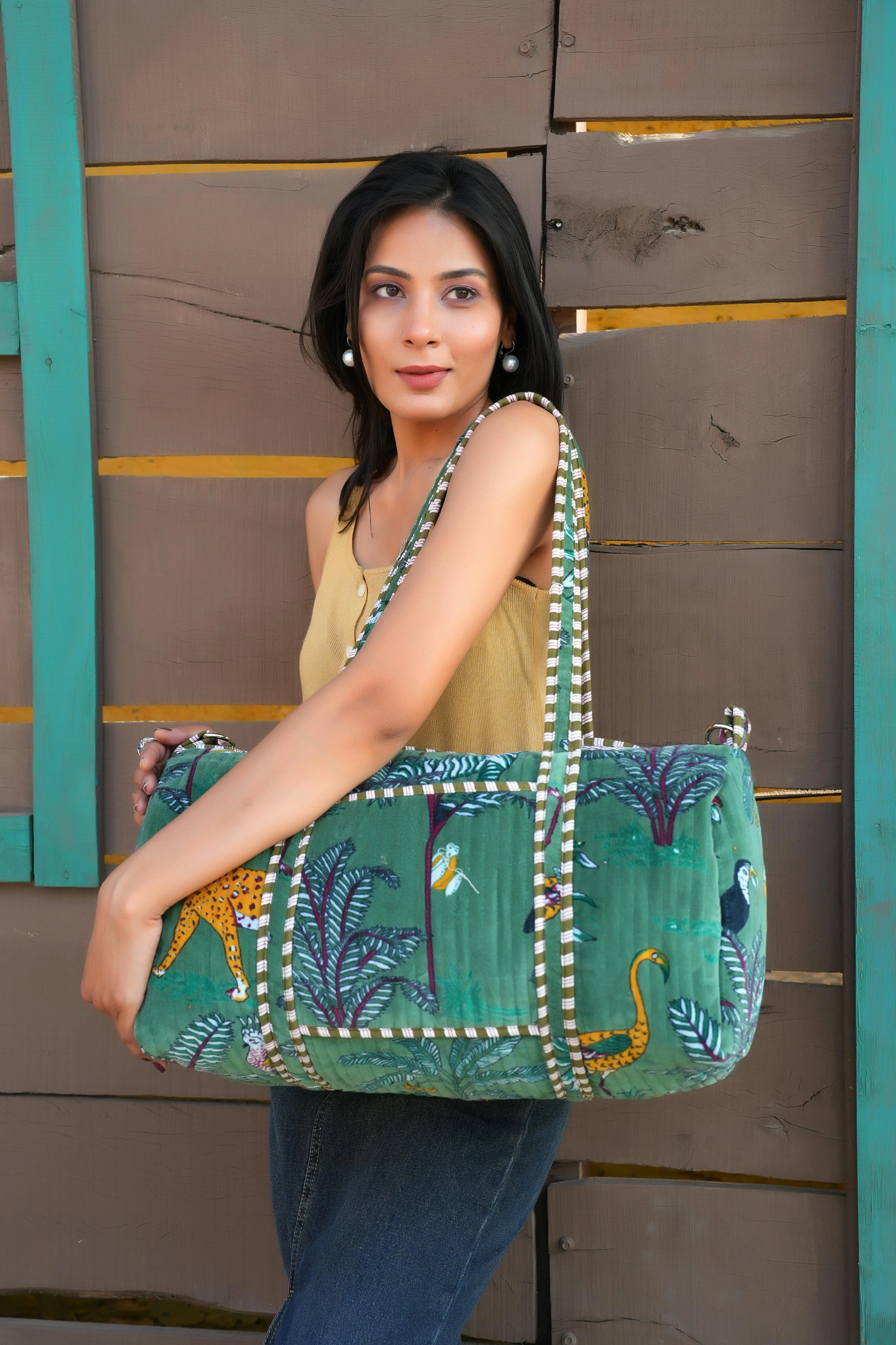 The Jungle Velvet Weekender - Image 119