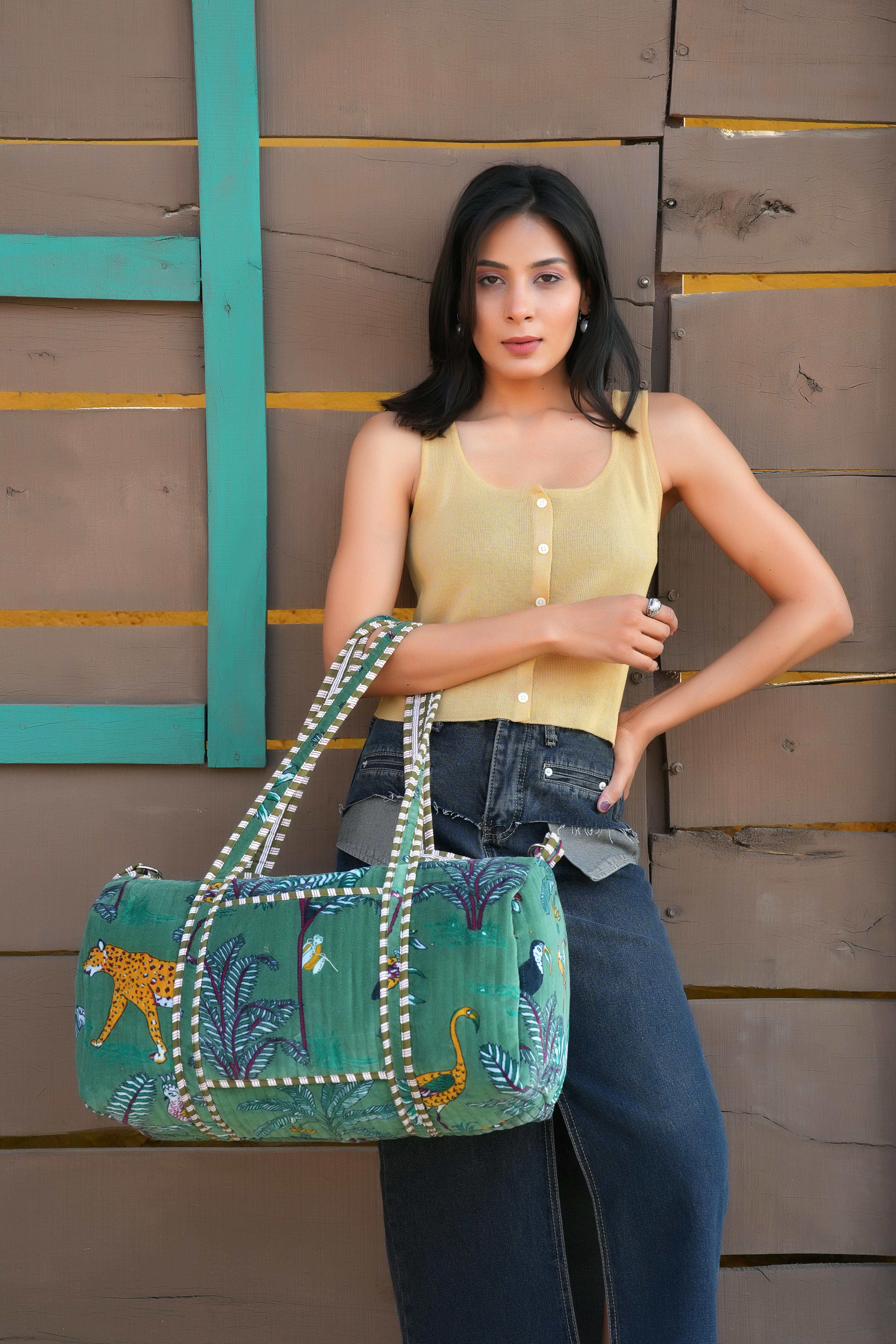 The Jungle Velvet Weekender - Image 120