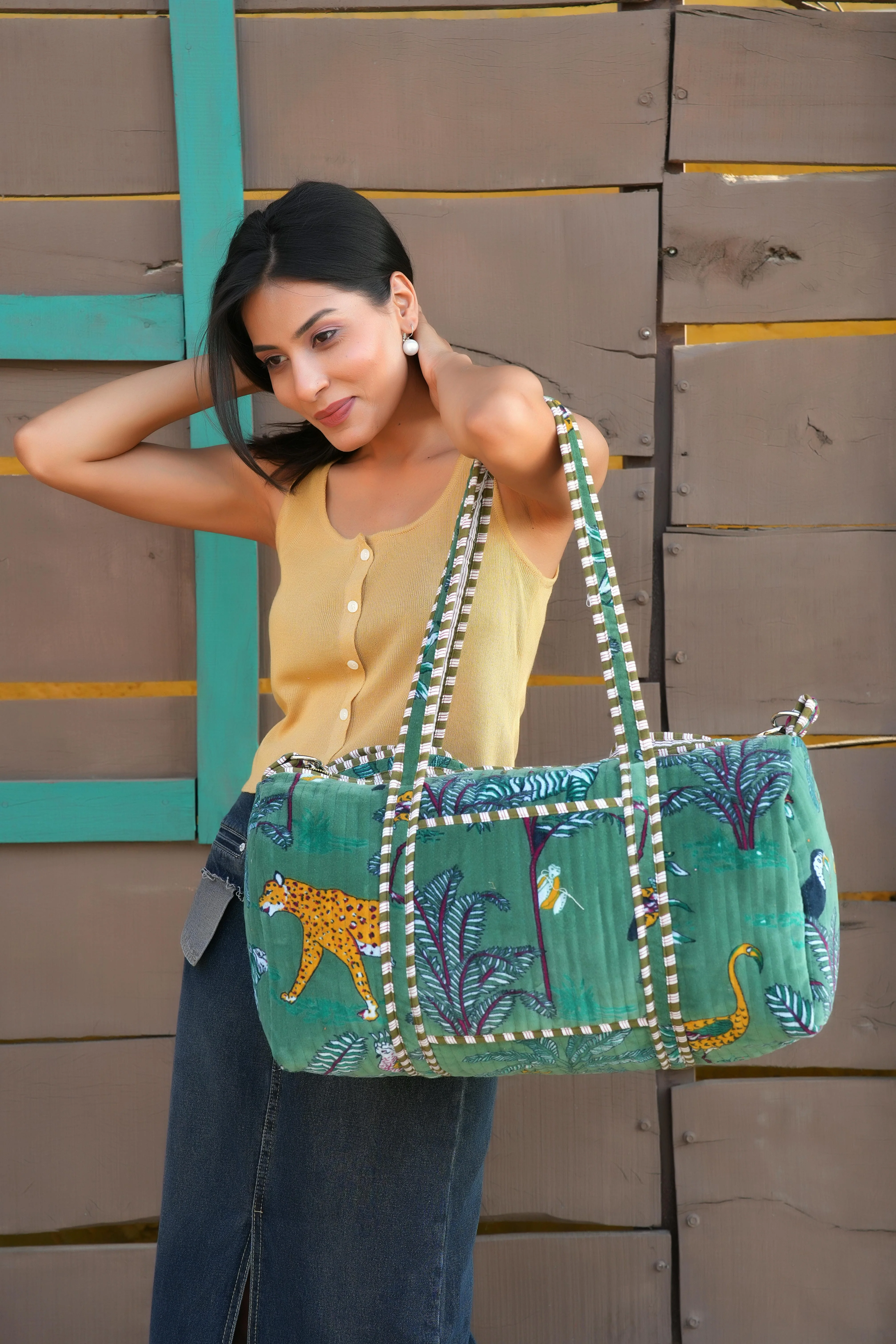 The Jungle Velvet Weekender - Image 121