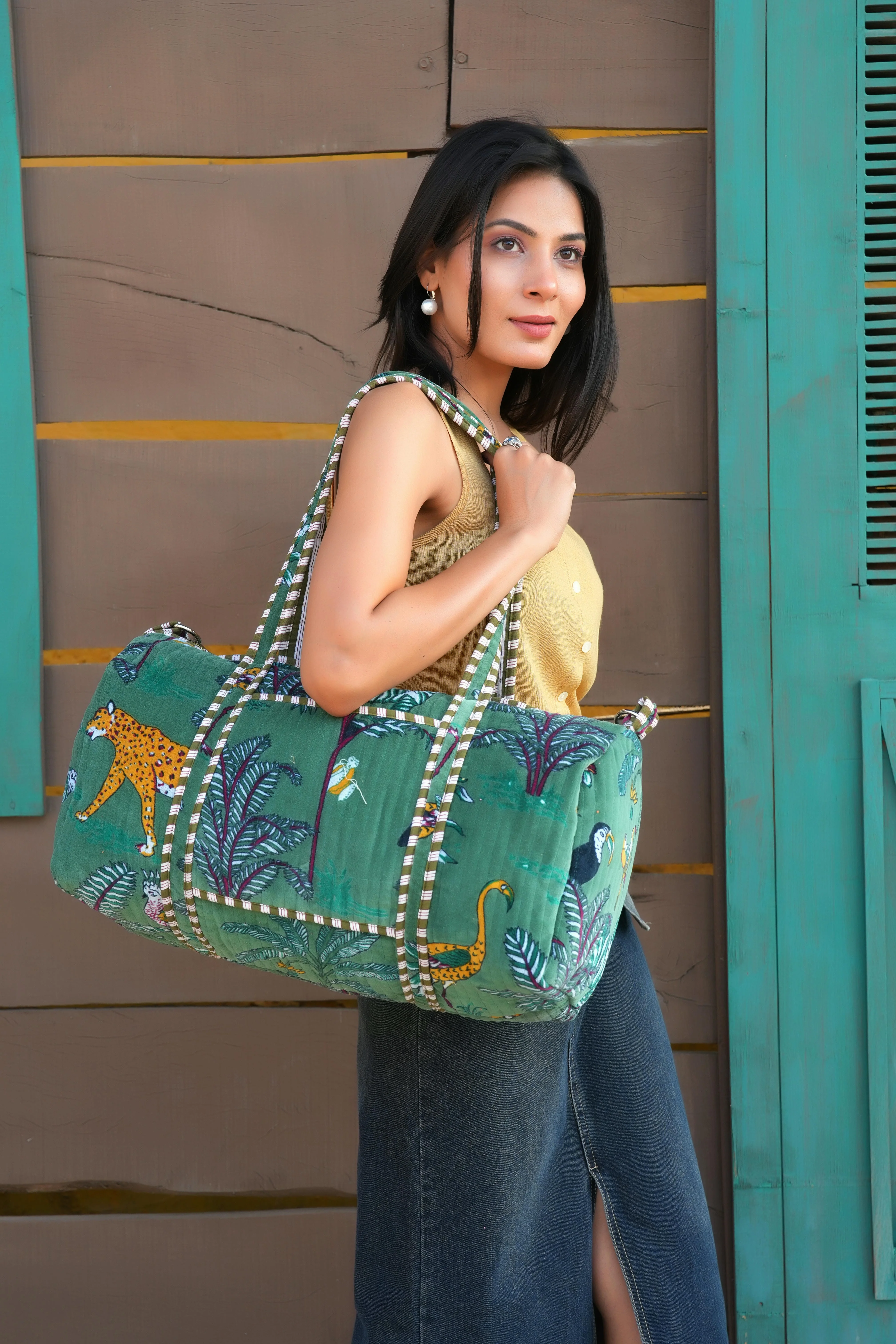 The Jungle Velvet Weekender - Image 123