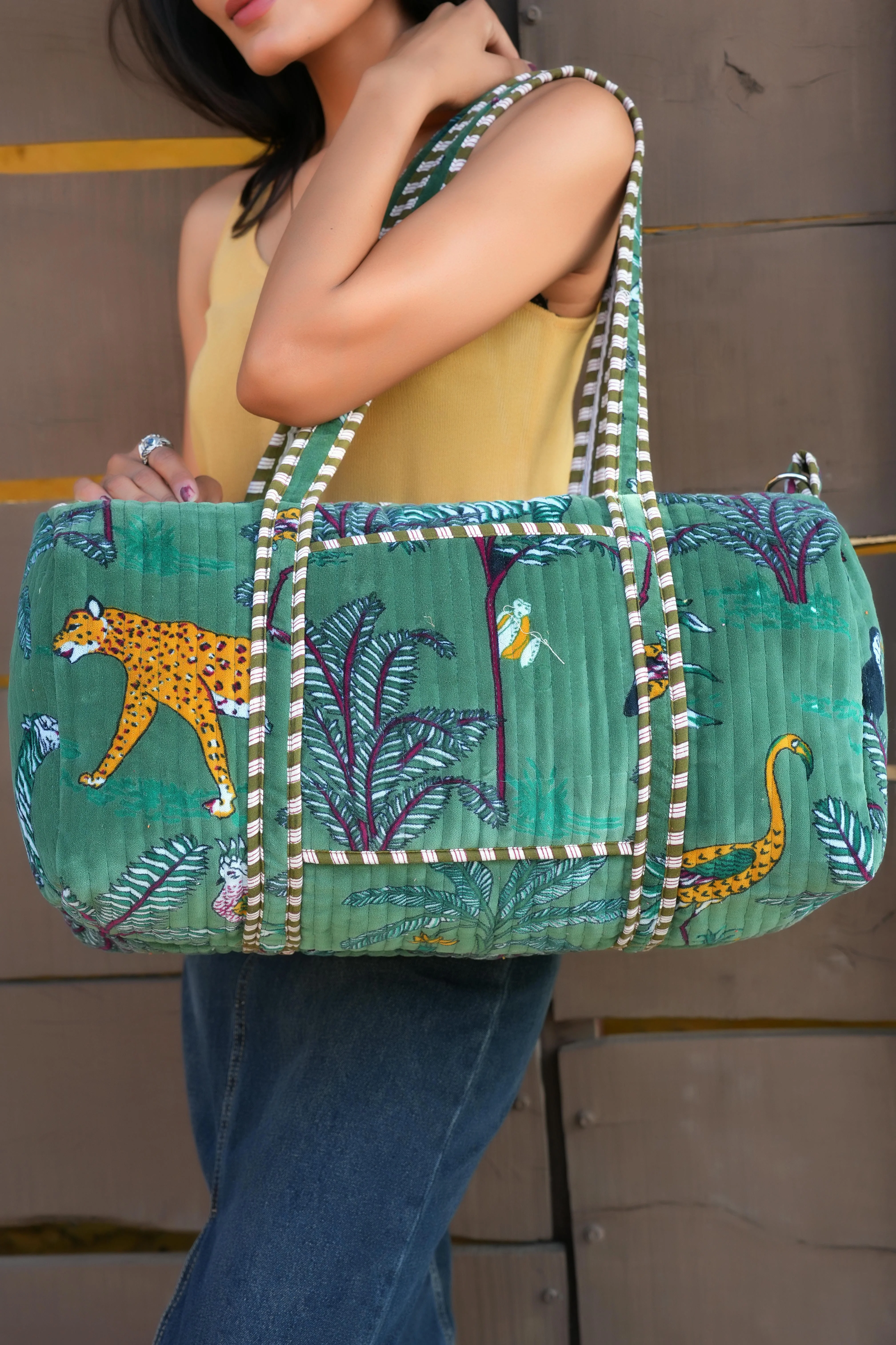 The Jungle Velvet Weekender - Image 125