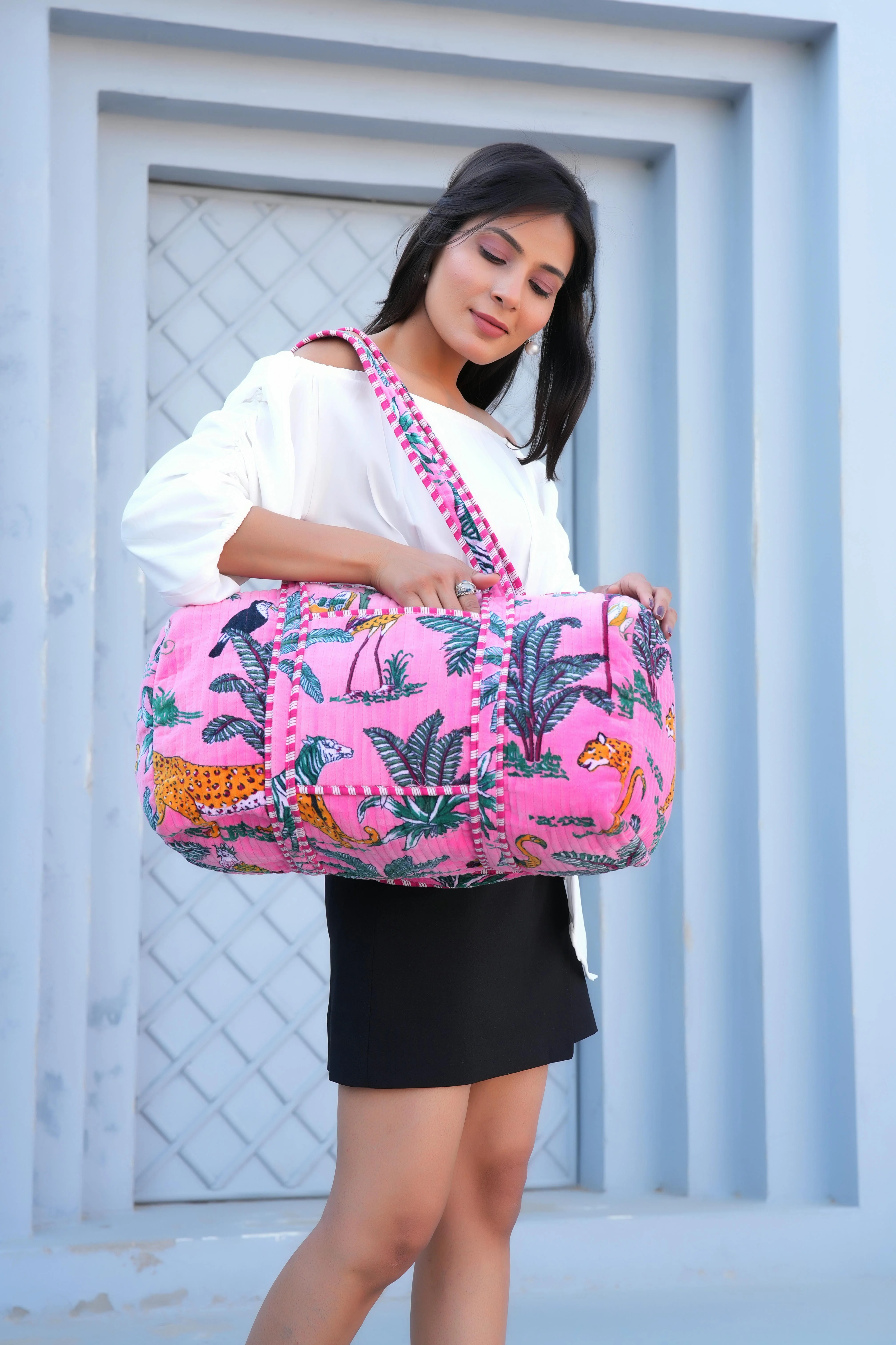 The Jungle Velvet Weekender - Image 130