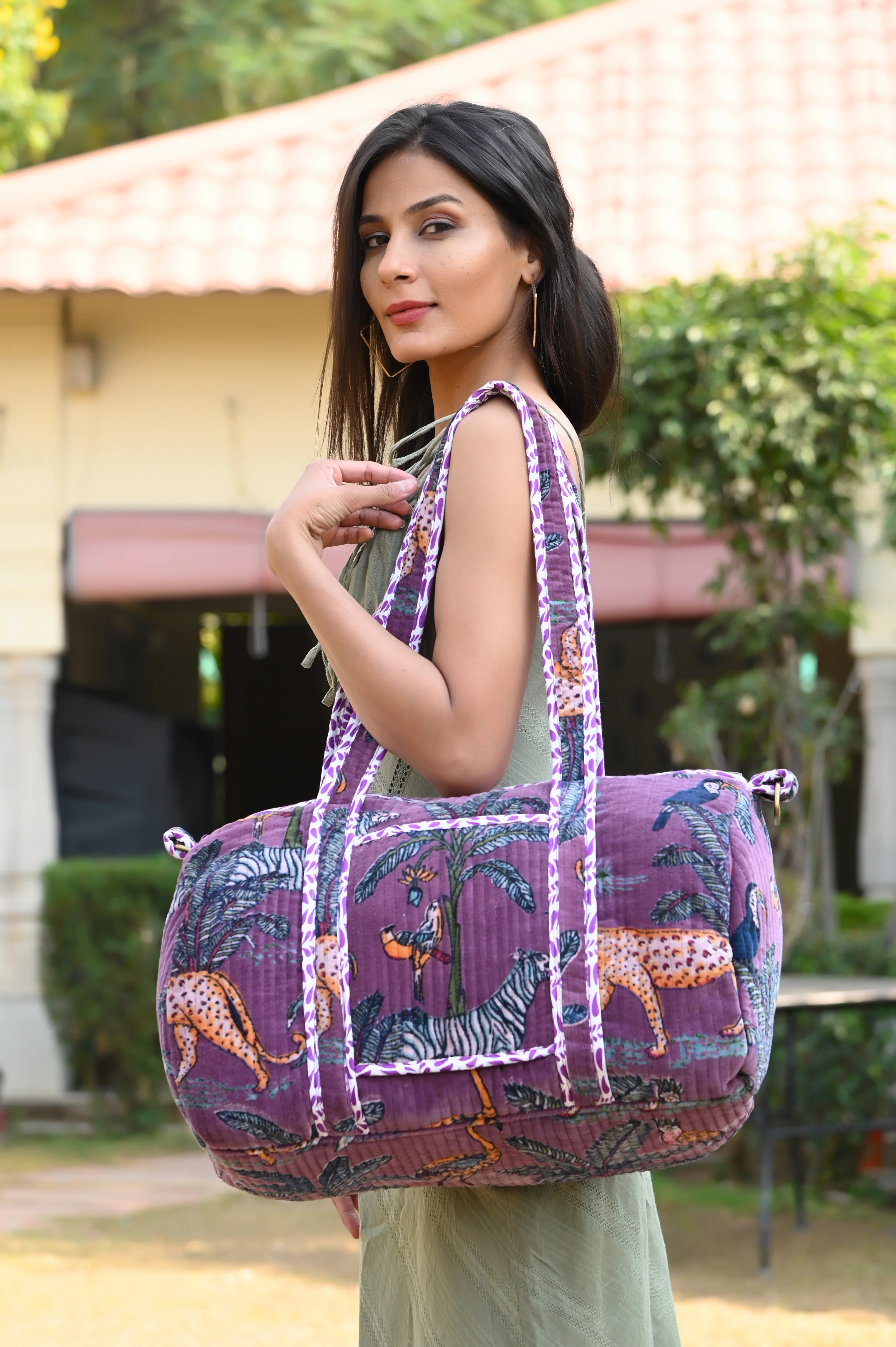 The Jungle Velvet Weekender - Image 79