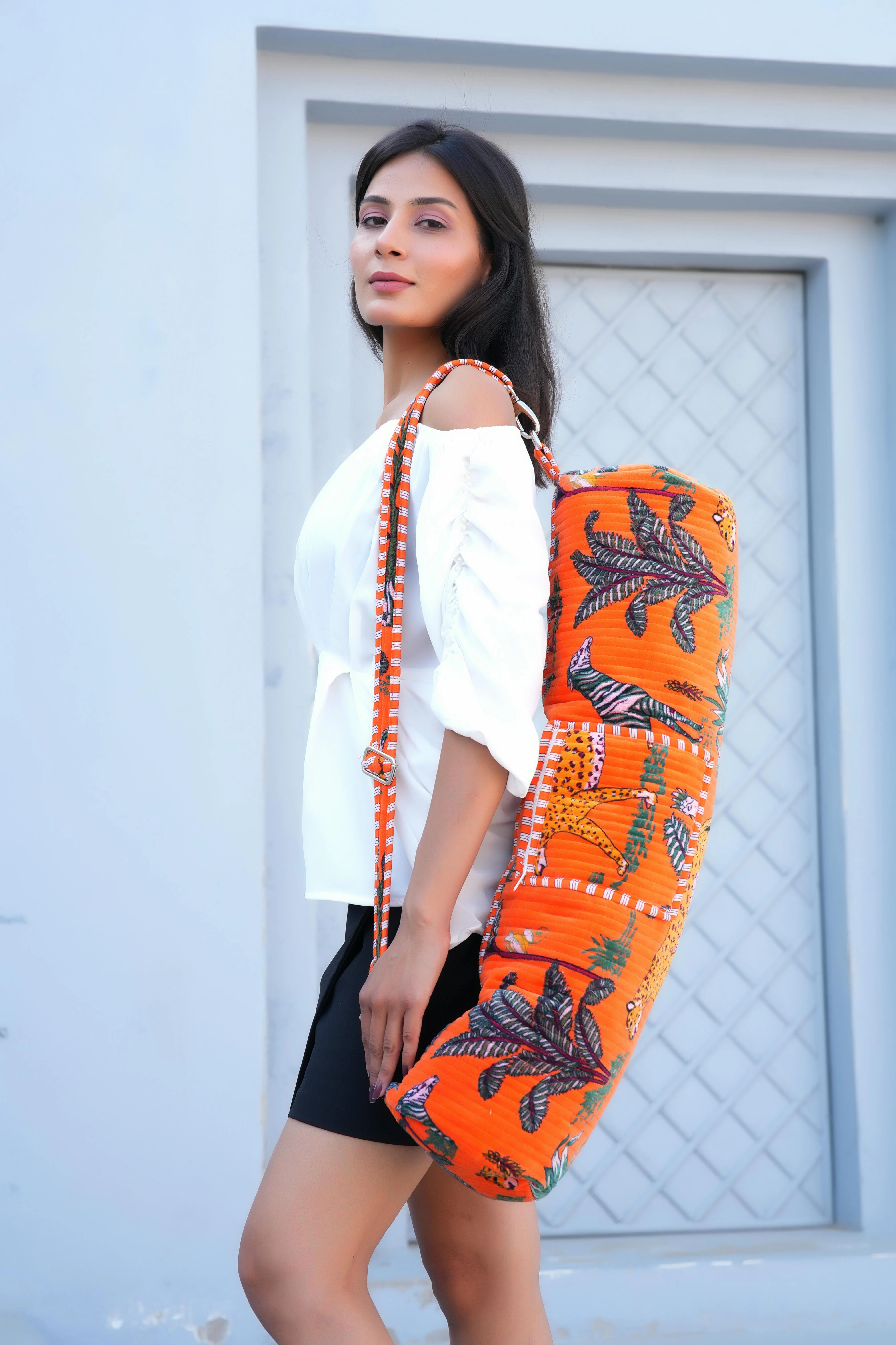 The Jungle Velvet Yoga Bag - Image 23