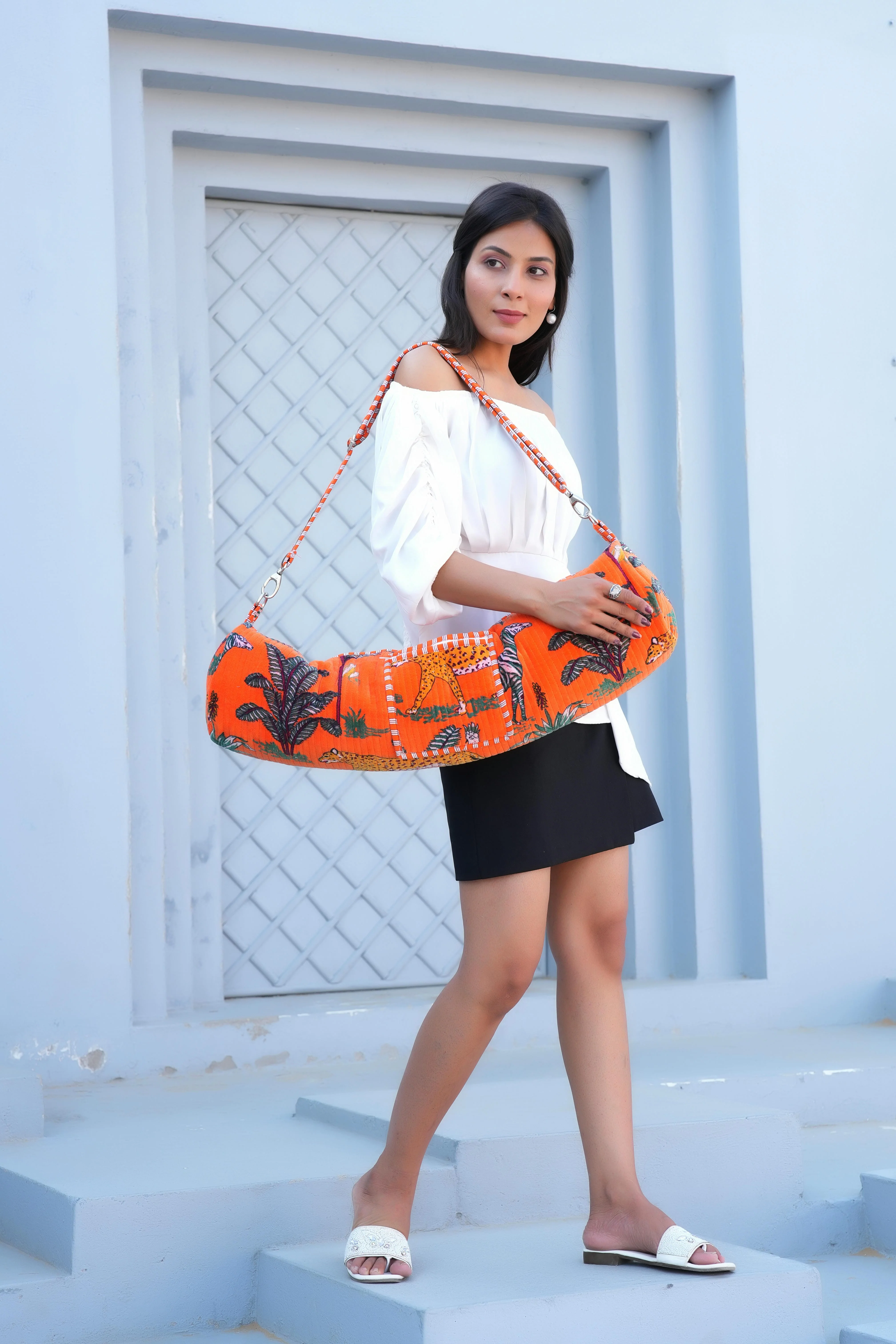 The Jungle Velvet Yoga Bag - Image 25