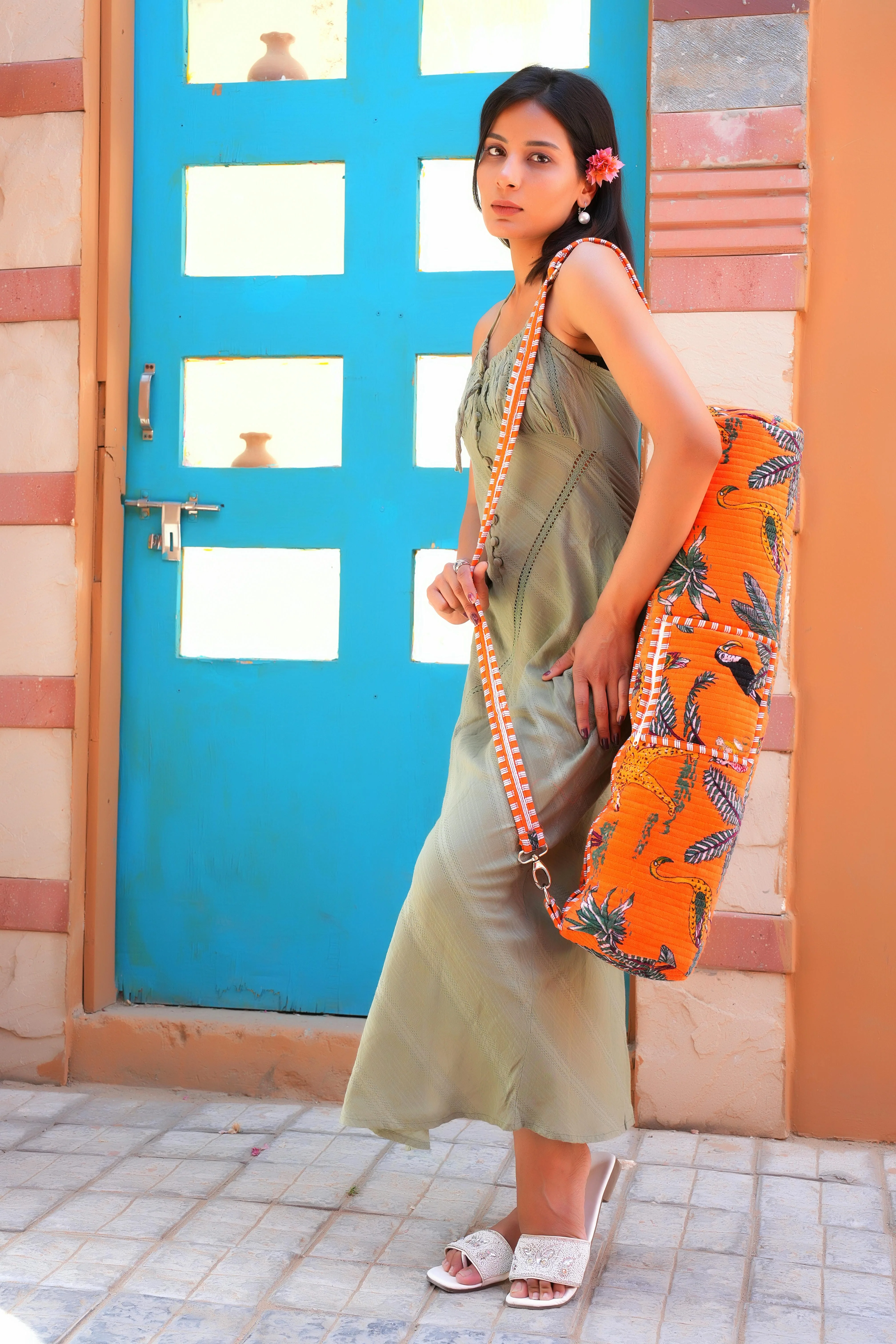 The Jungle Velvet Yoga Bag - Image 38