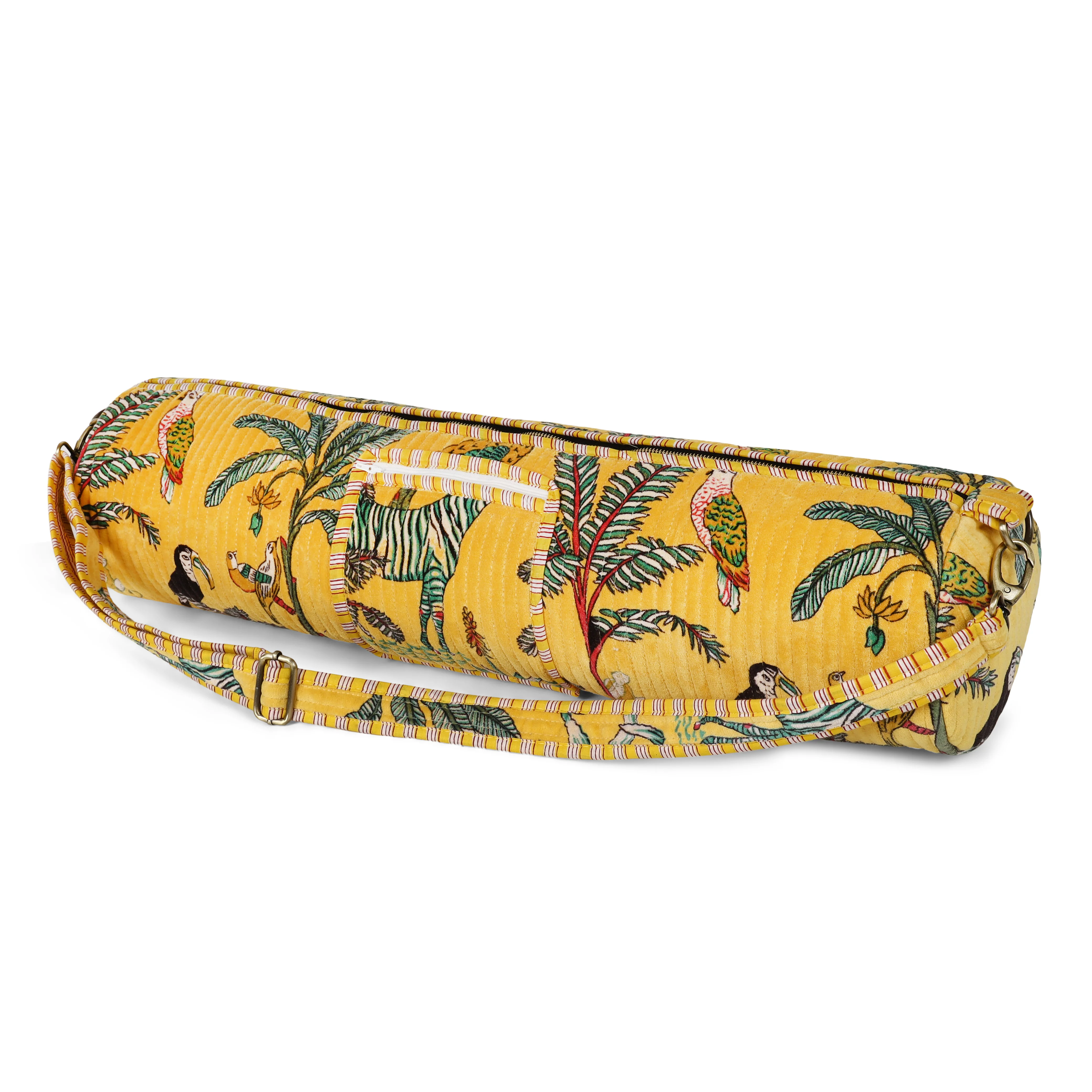 The Jungle Velvet Yoga Bag - Image 4