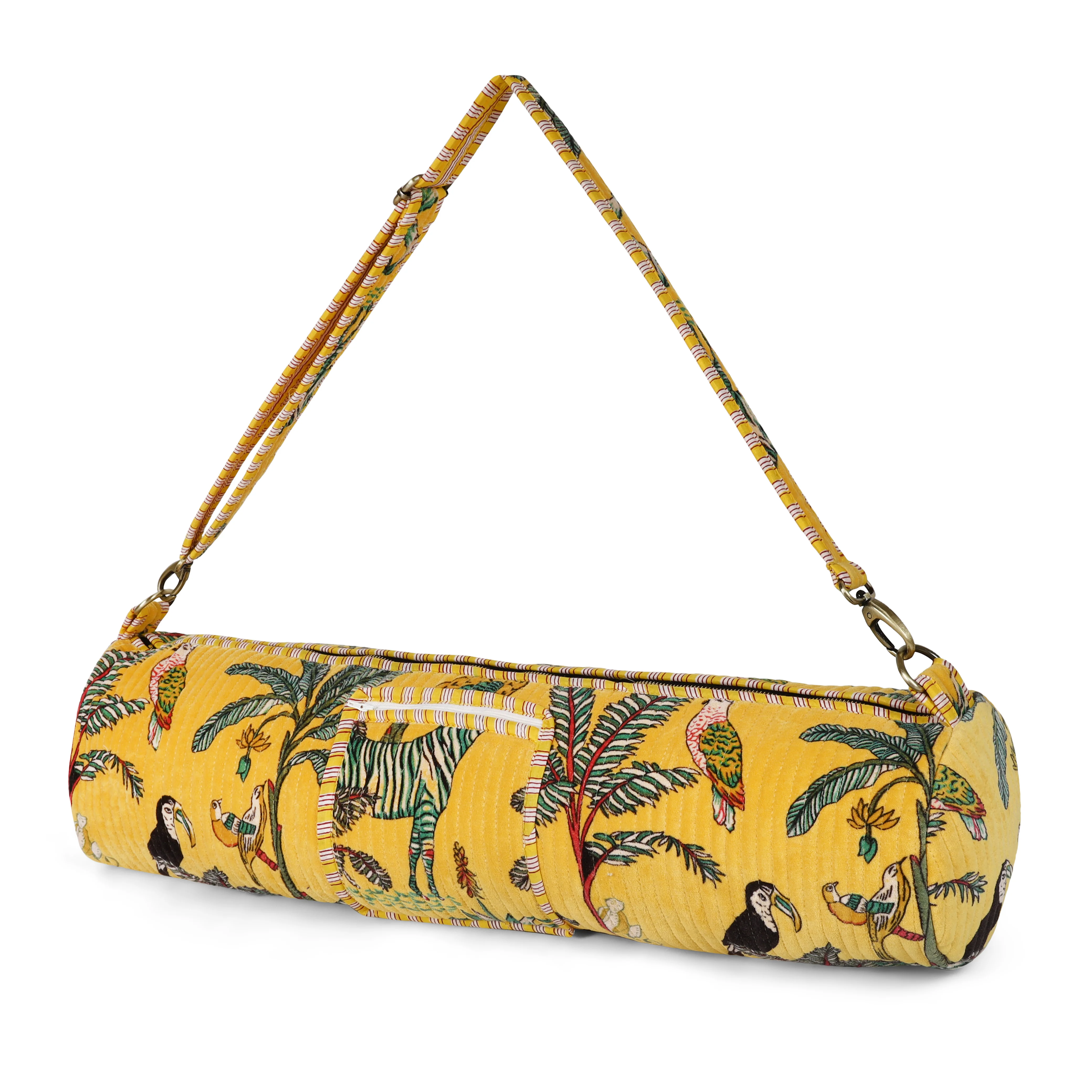 The Jungle Velvet Yoga Bag - Image 7