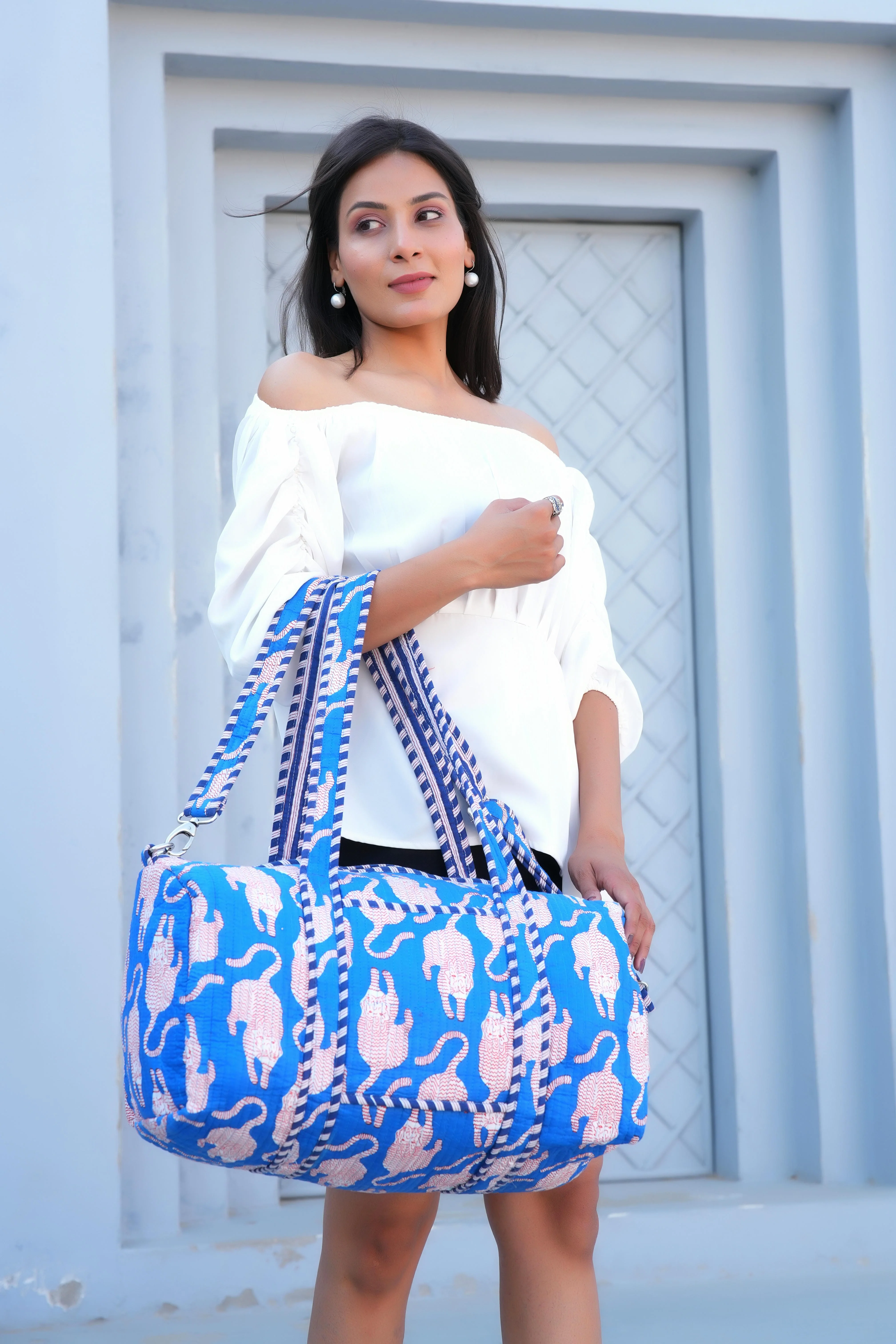 The Mouse Tiger Cotton Weekender - Image 14