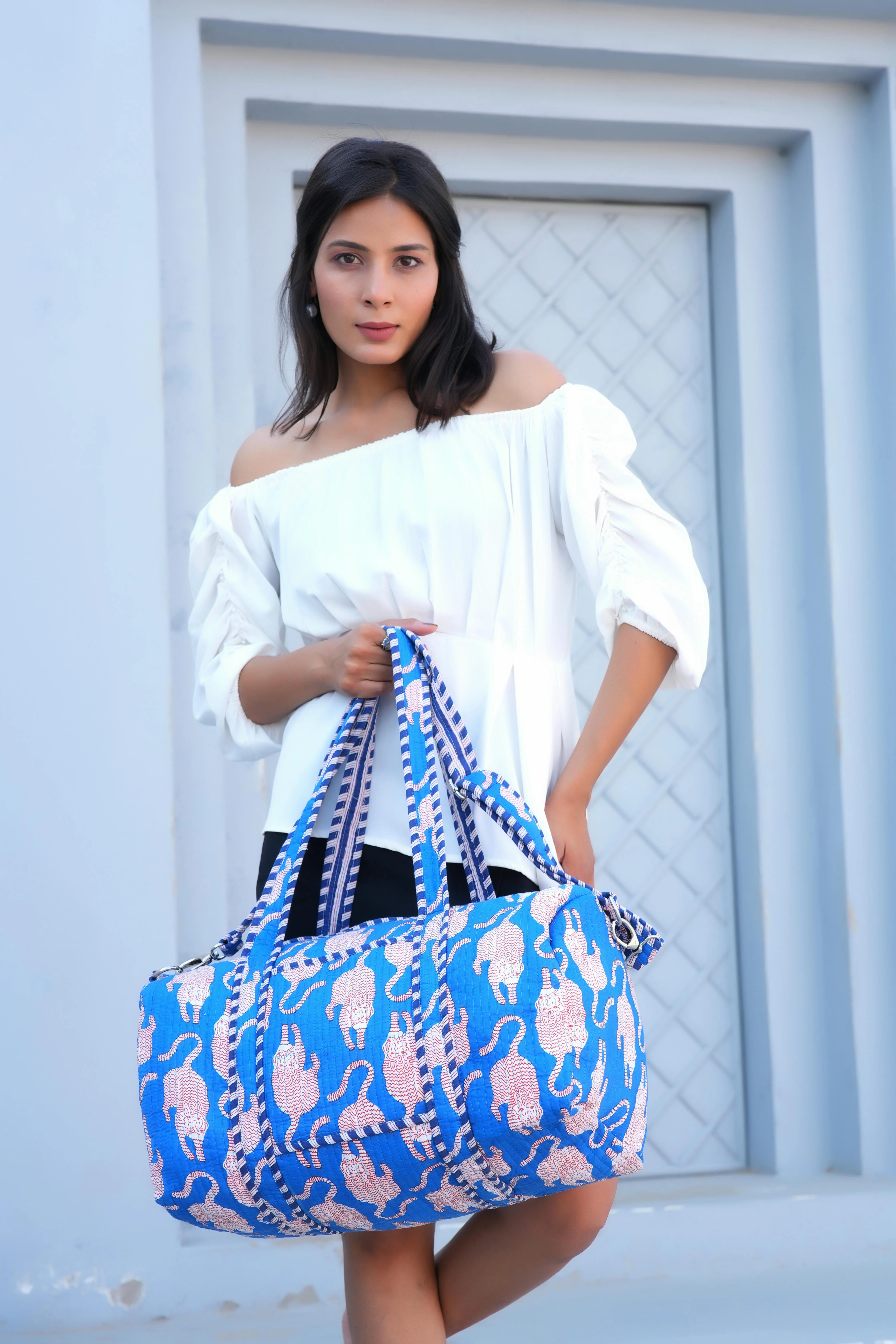 The Mouse Tiger Cotton Weekender - Image 18