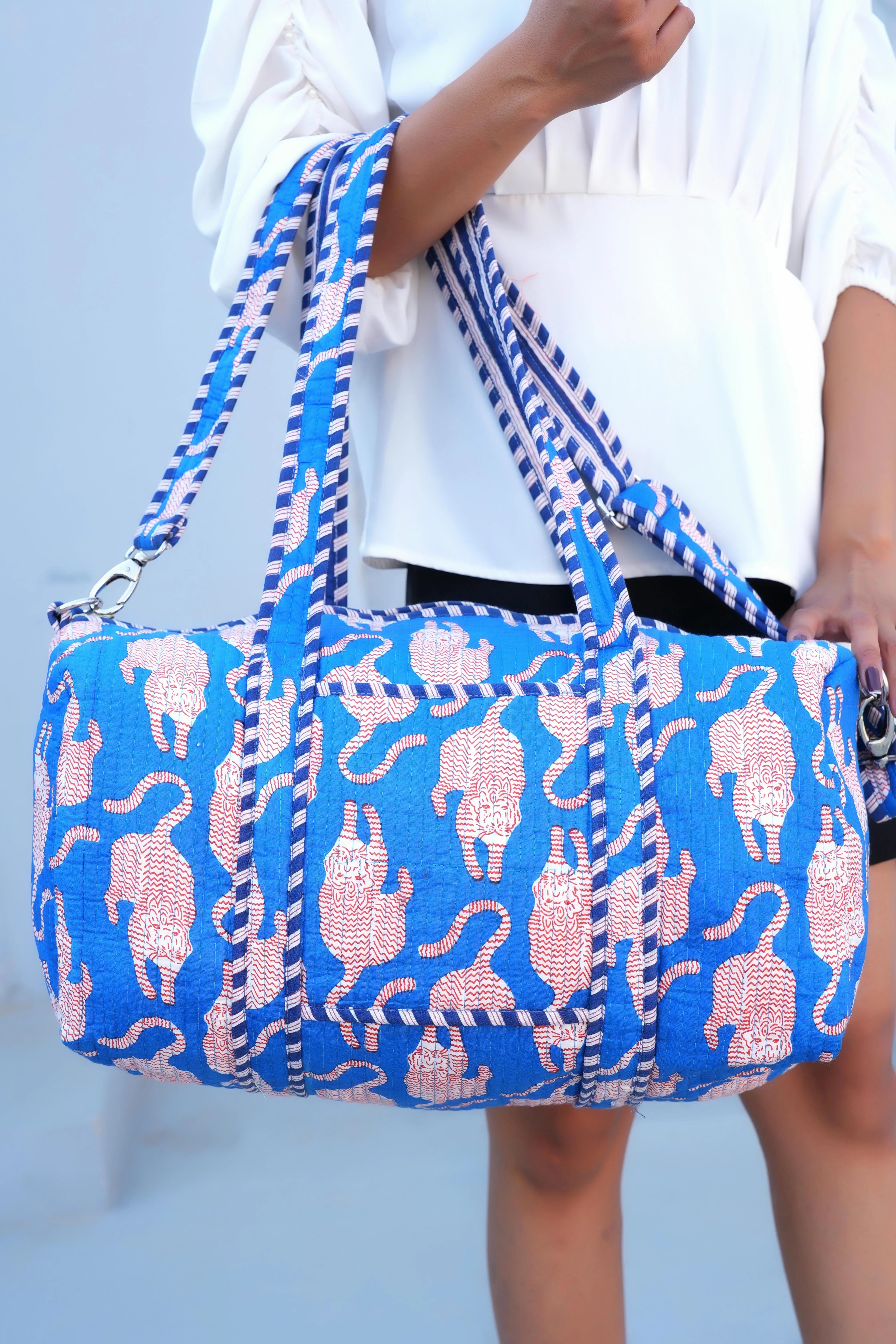 The Mouse Tiger Cotton Weekender - Image 22