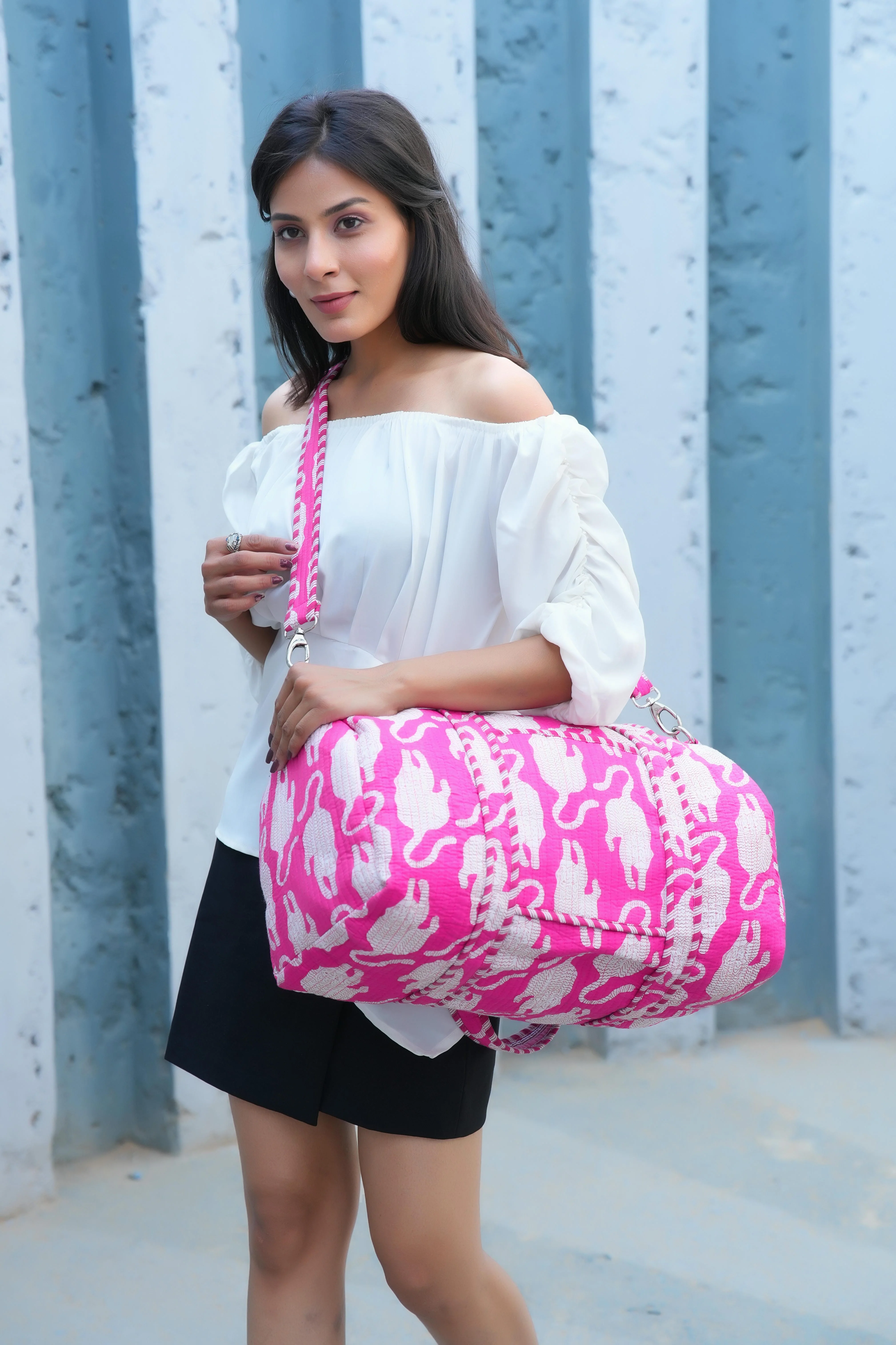 The Mouse Tiger Cotton Weekender - Image 24