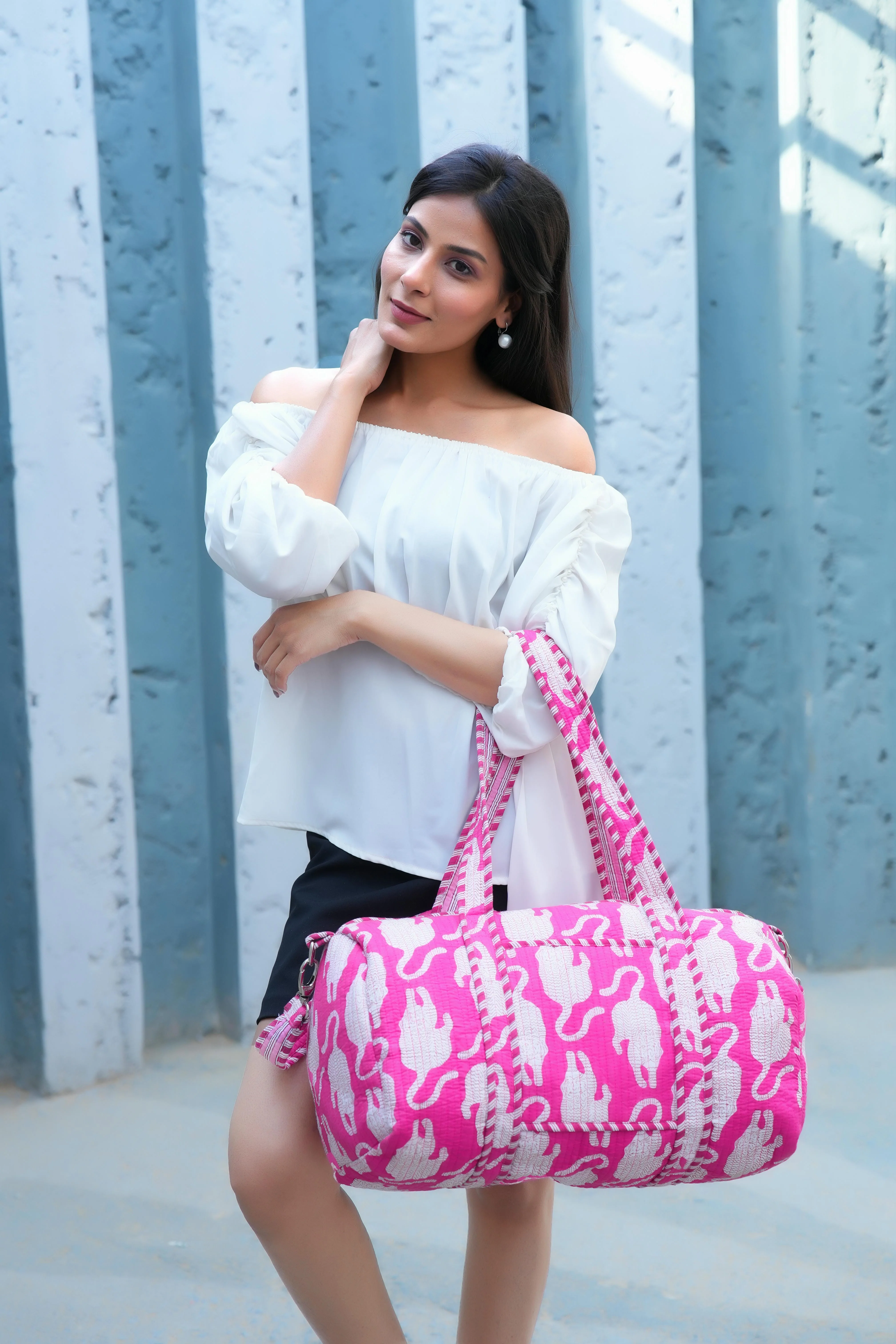 The Mouse Tiger Cotton Weekender - Image 27