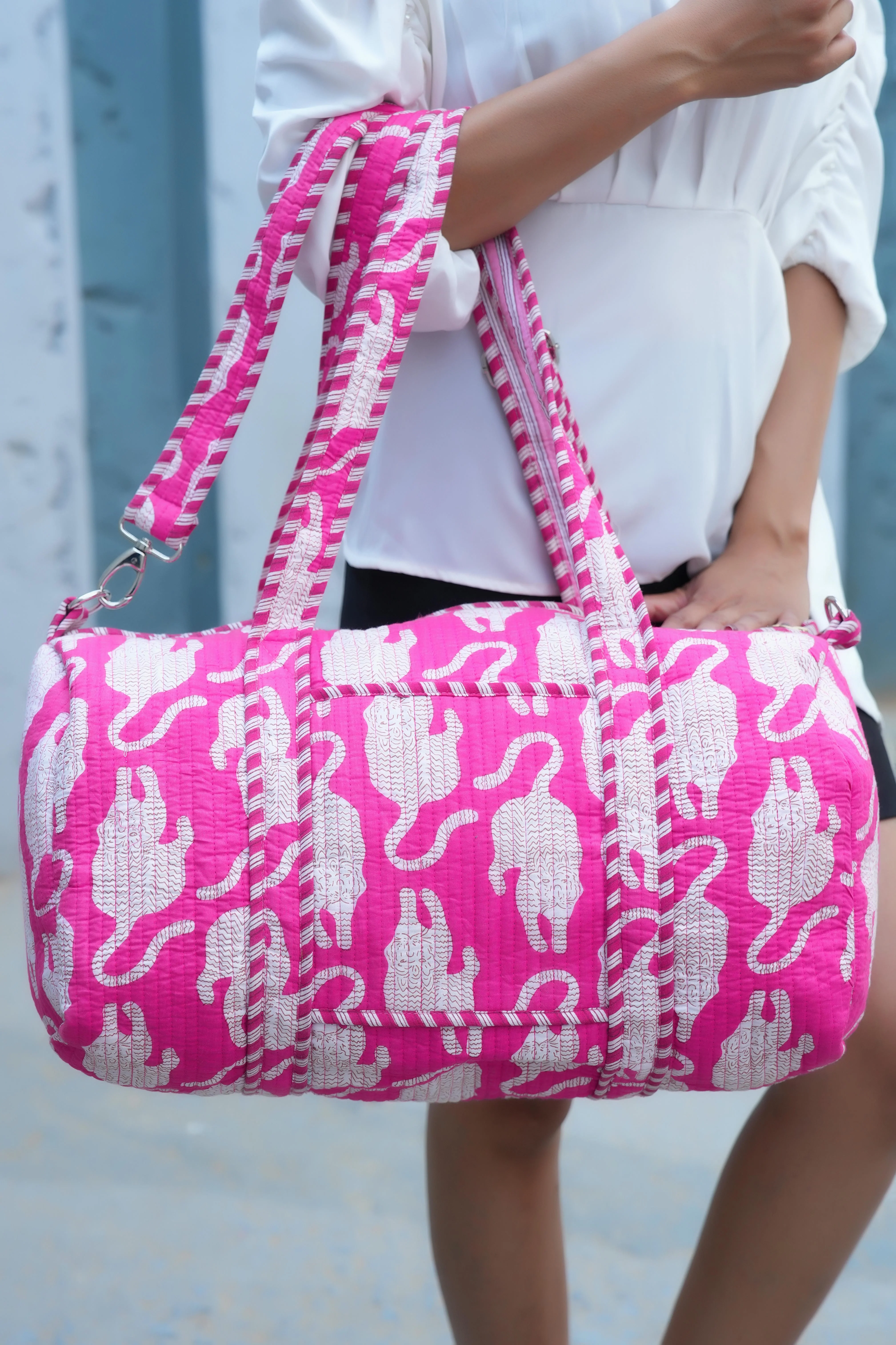 The Mouse Tiger Cotton Weekender - Image 31