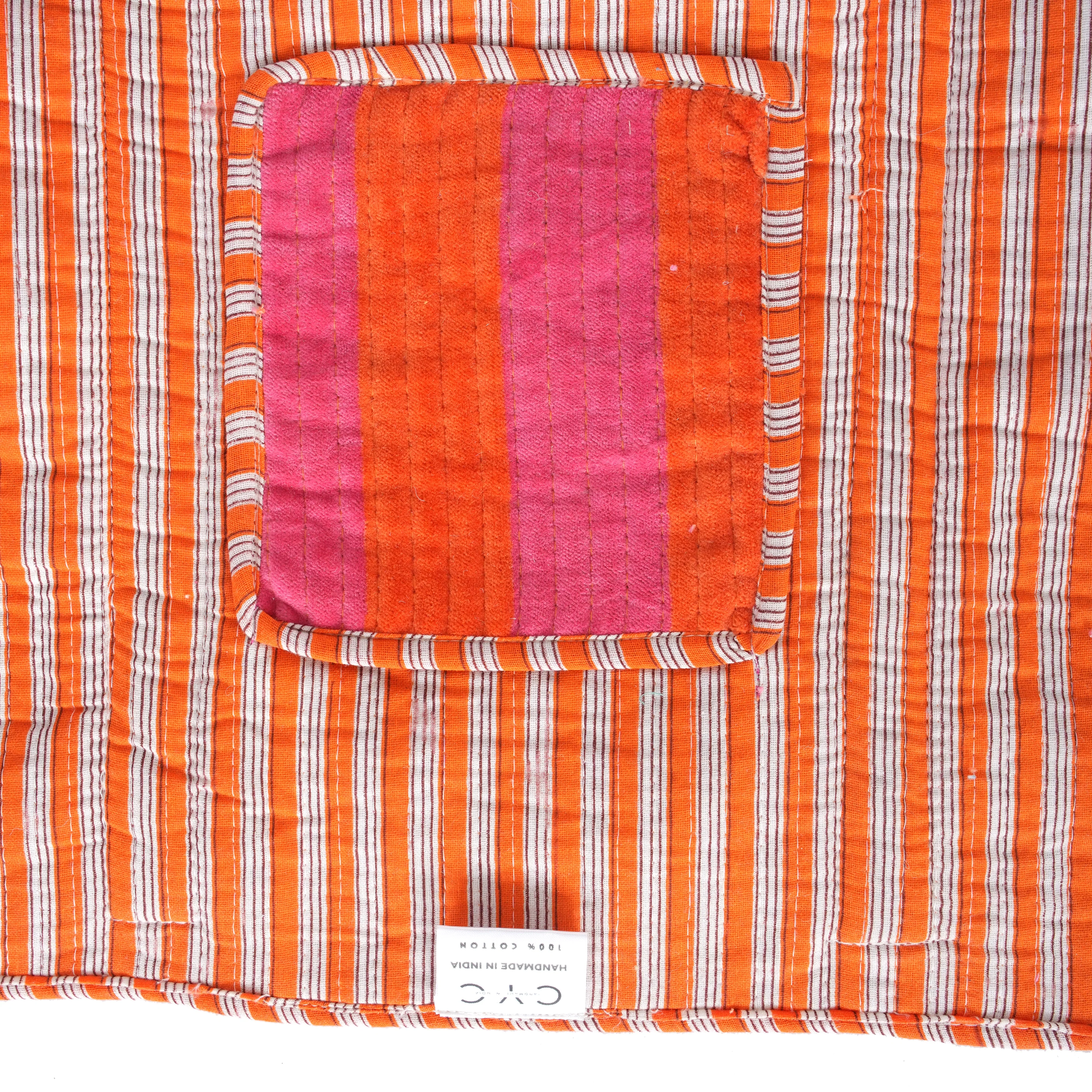 The Striped Velvet Tote - Image 22