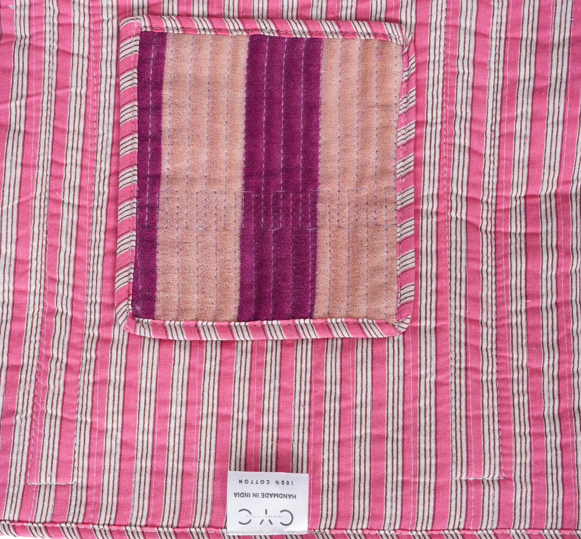 The Striped Velvet Tote - Image 33