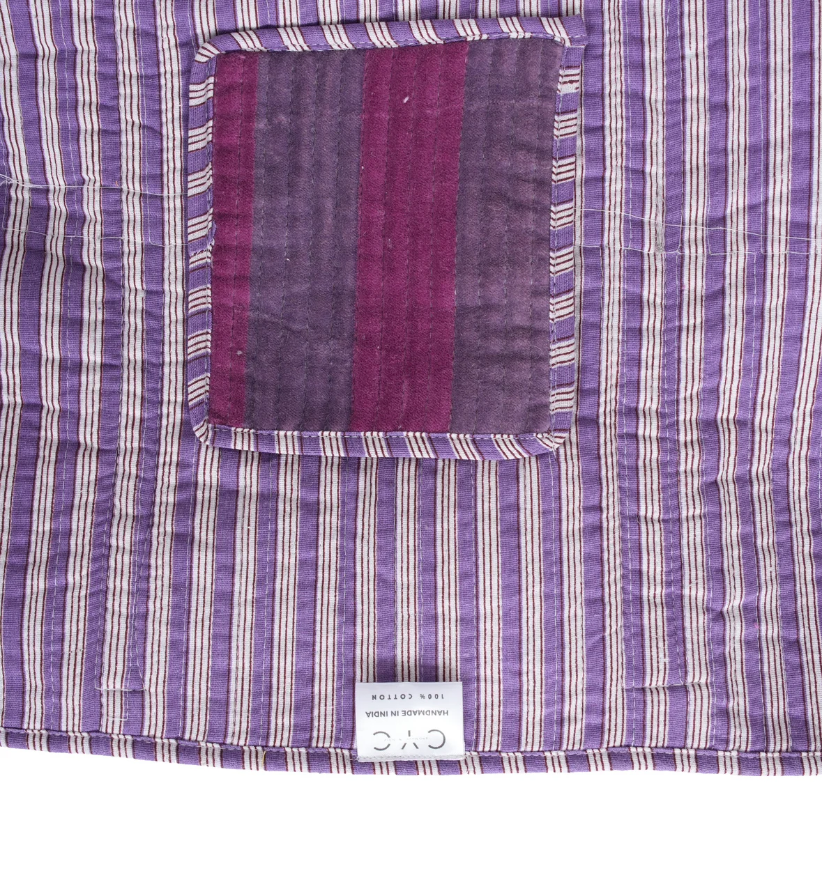 The Striped Velvet Tote - Image 48