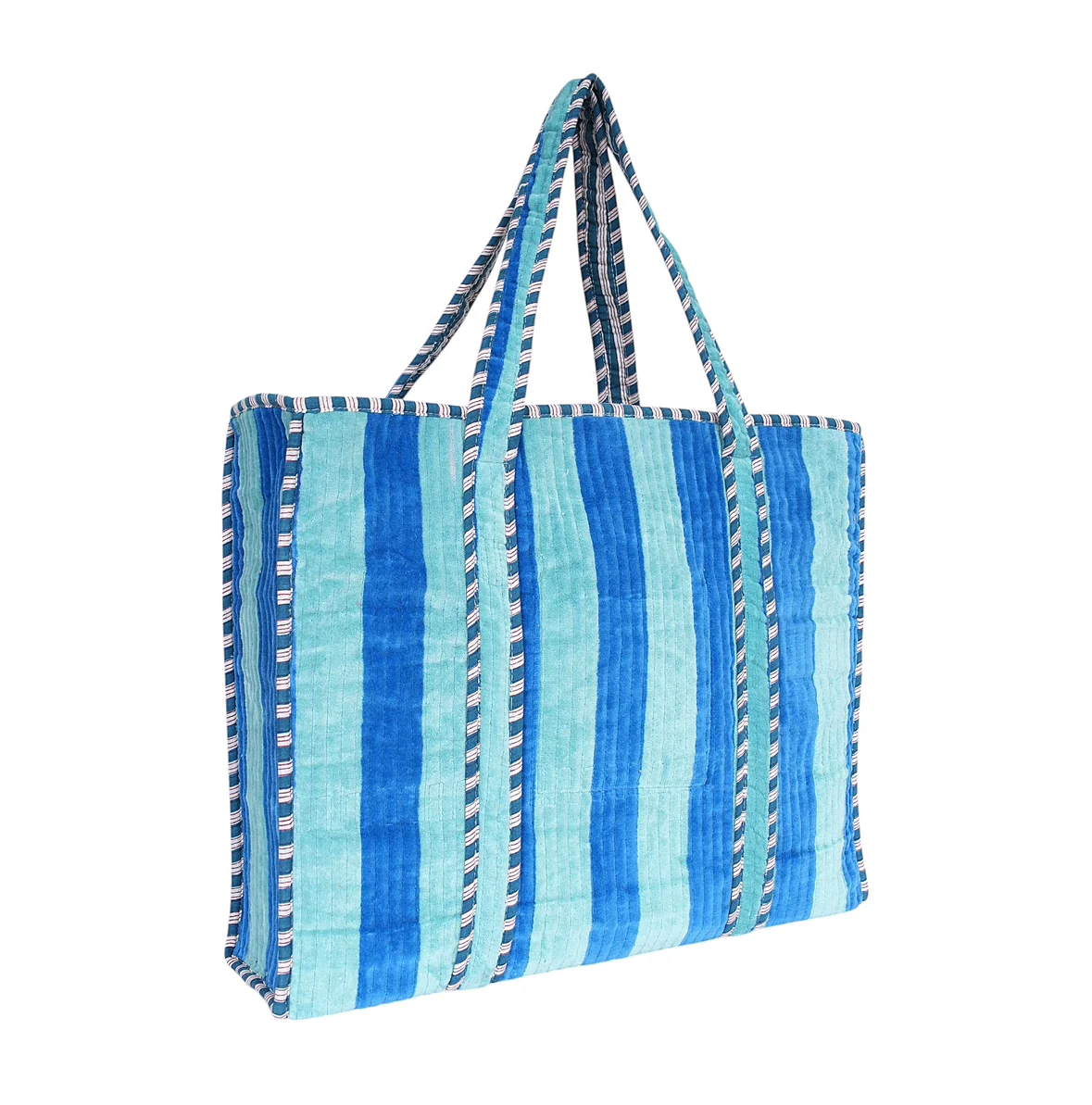 The Striped Velvet Tote - Image 50