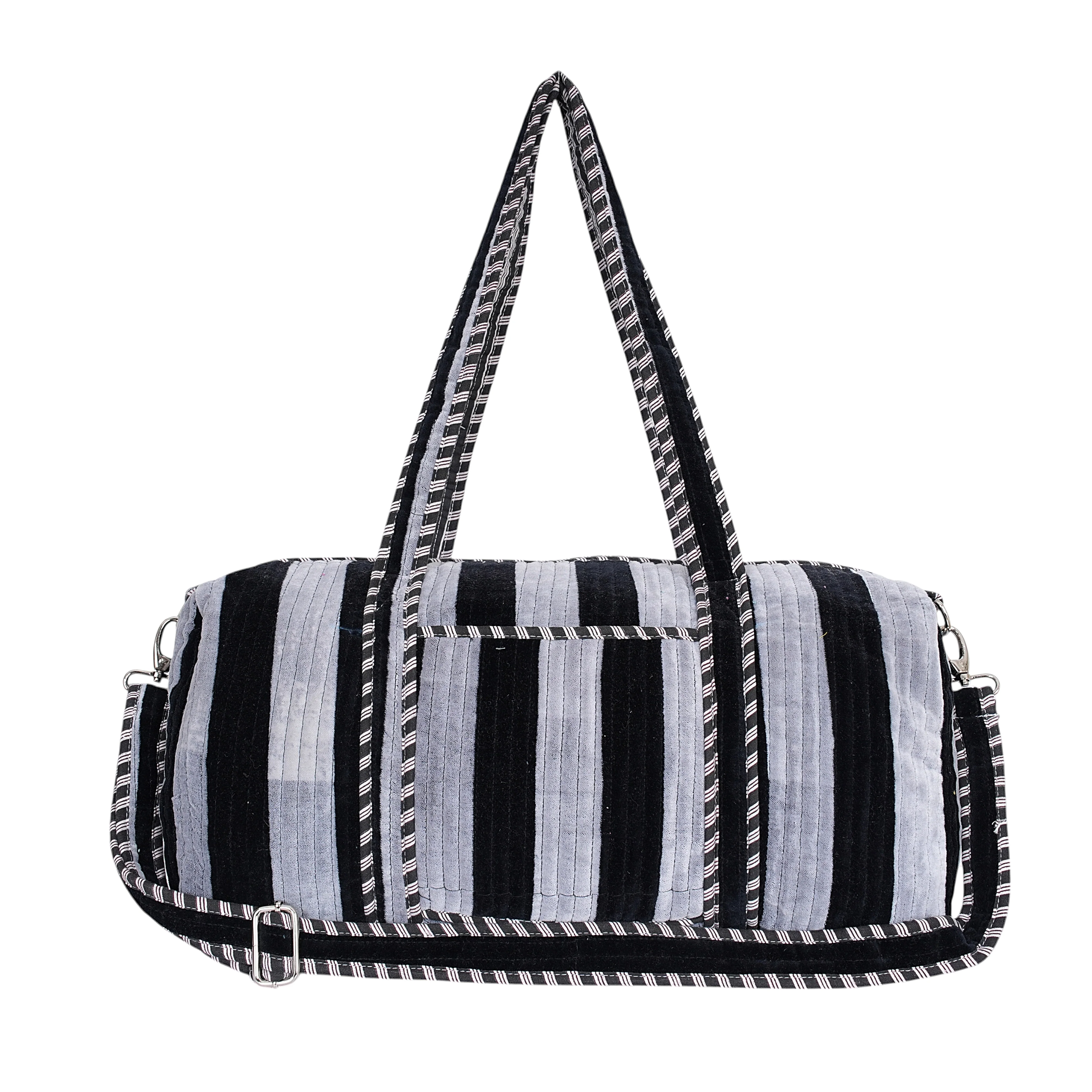 The Striped Velvet Weekender - Image 10