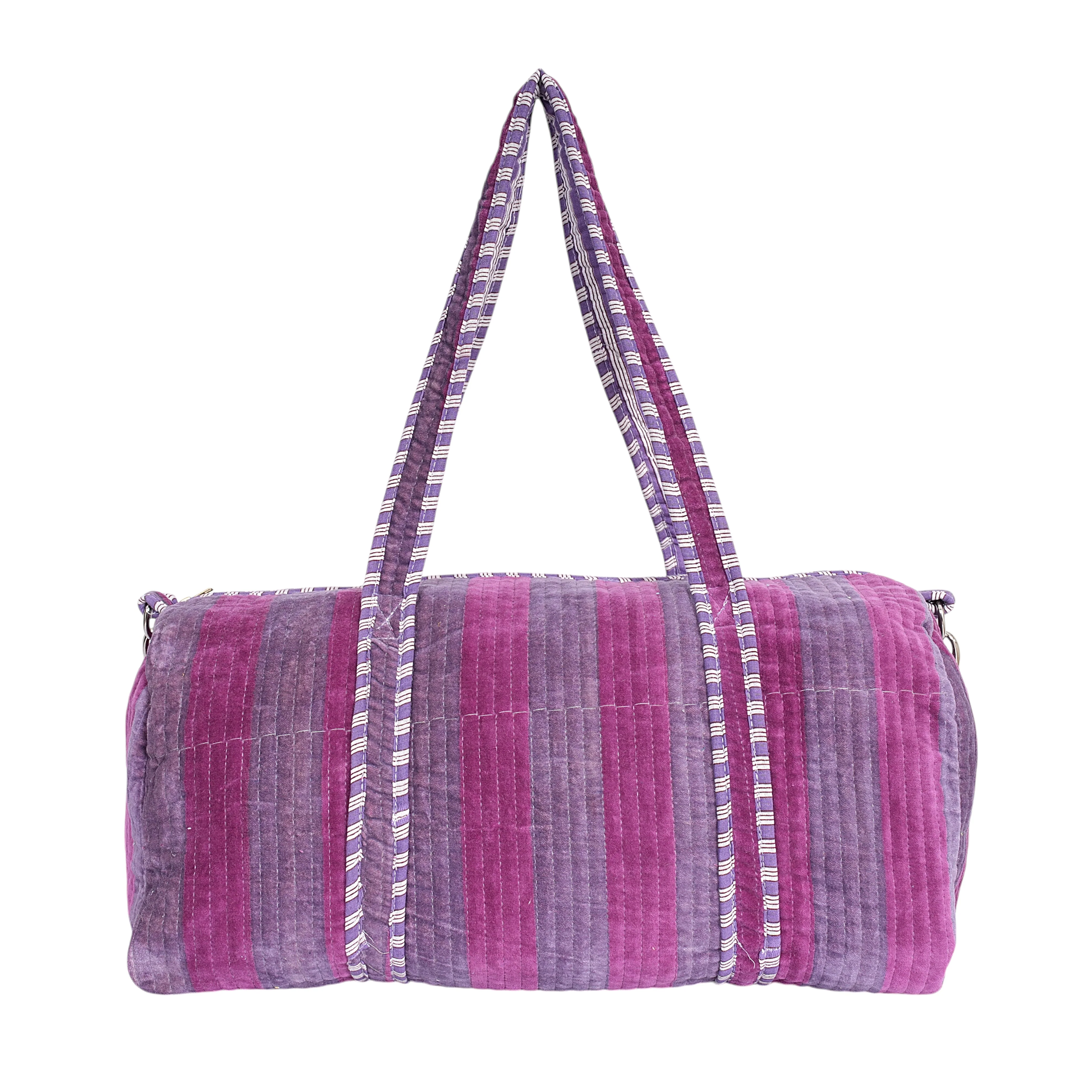 The Striped Velvet Weekender - Image 18