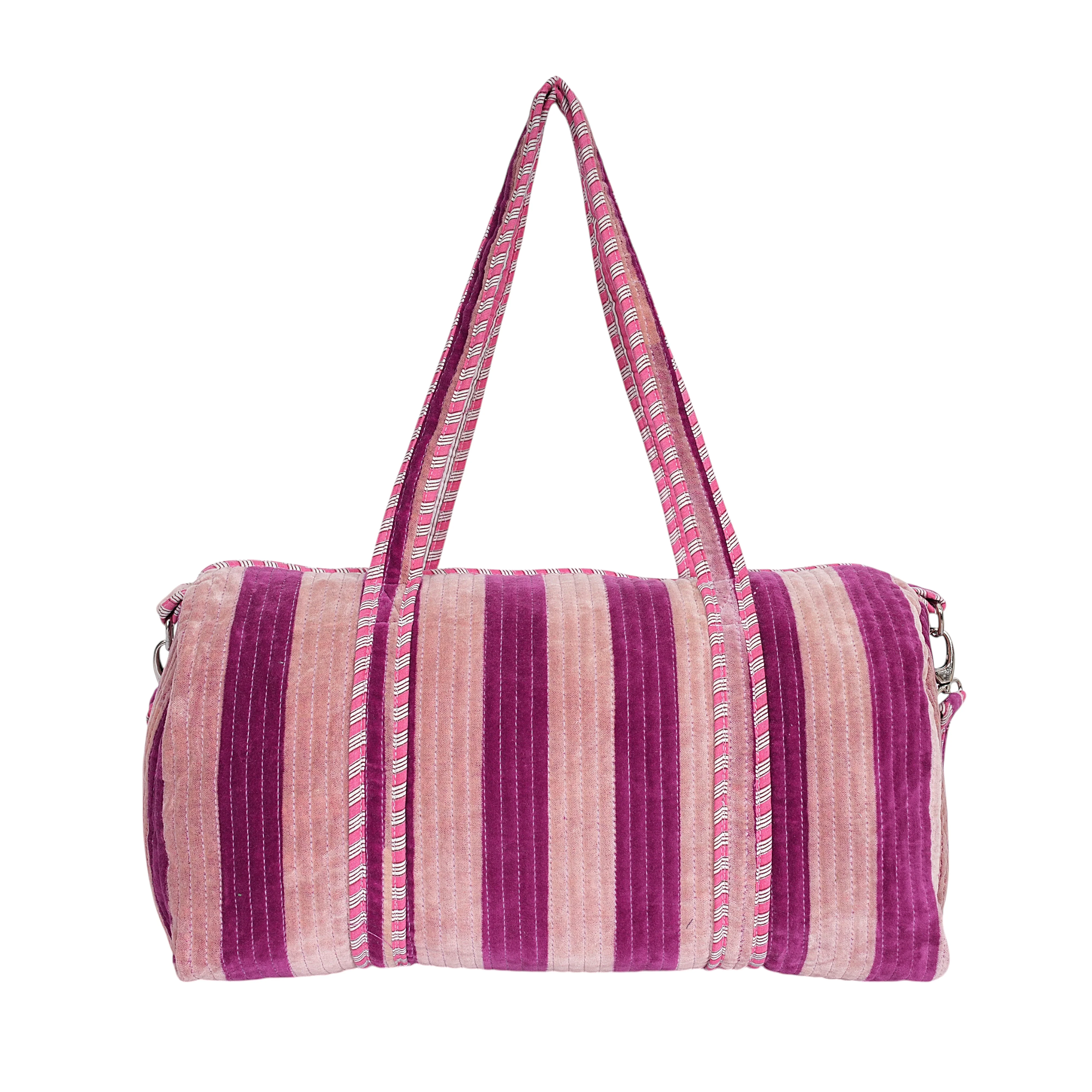 The Striped Velvet Weekender - Image 23