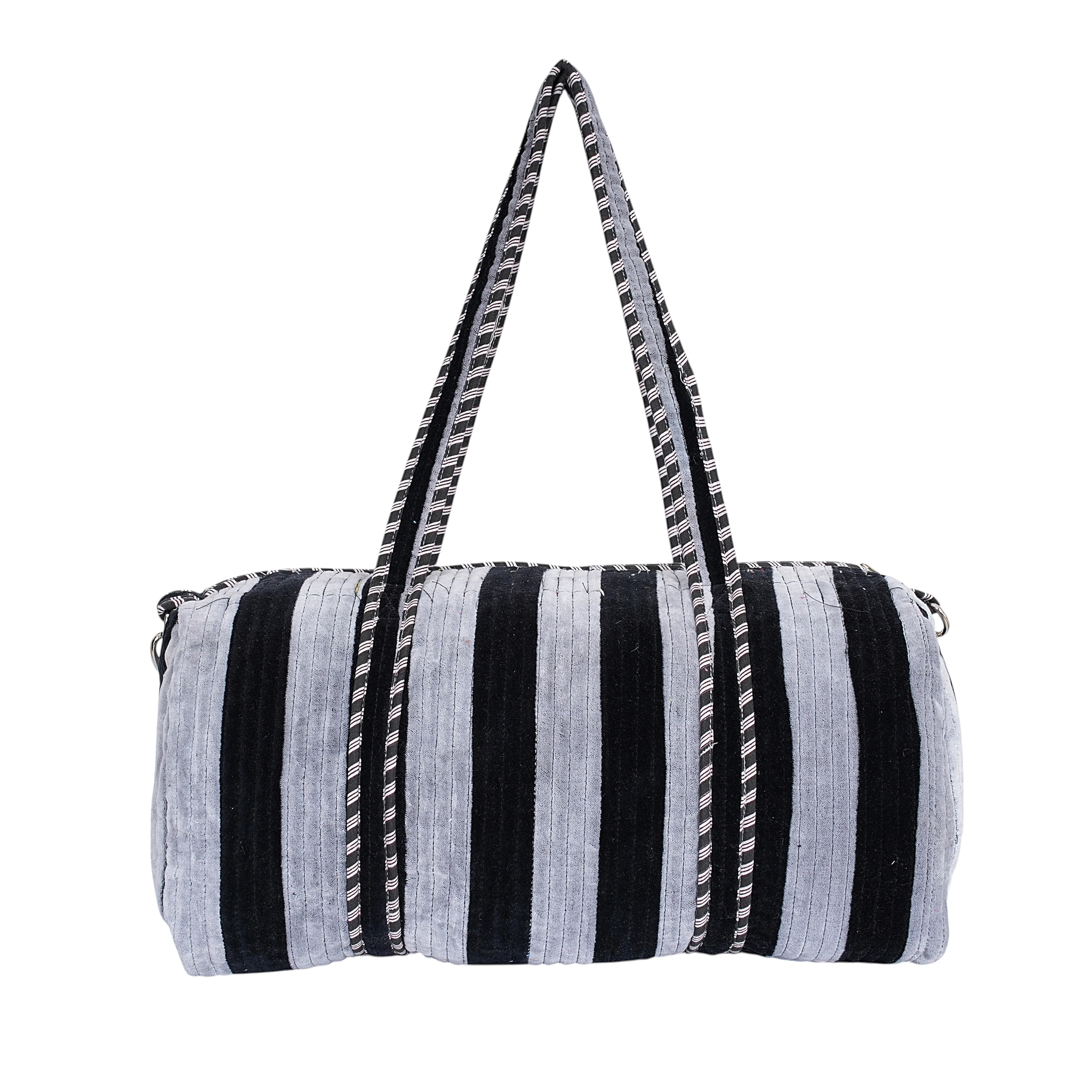 The Striped Velvet Weekender - Image 28