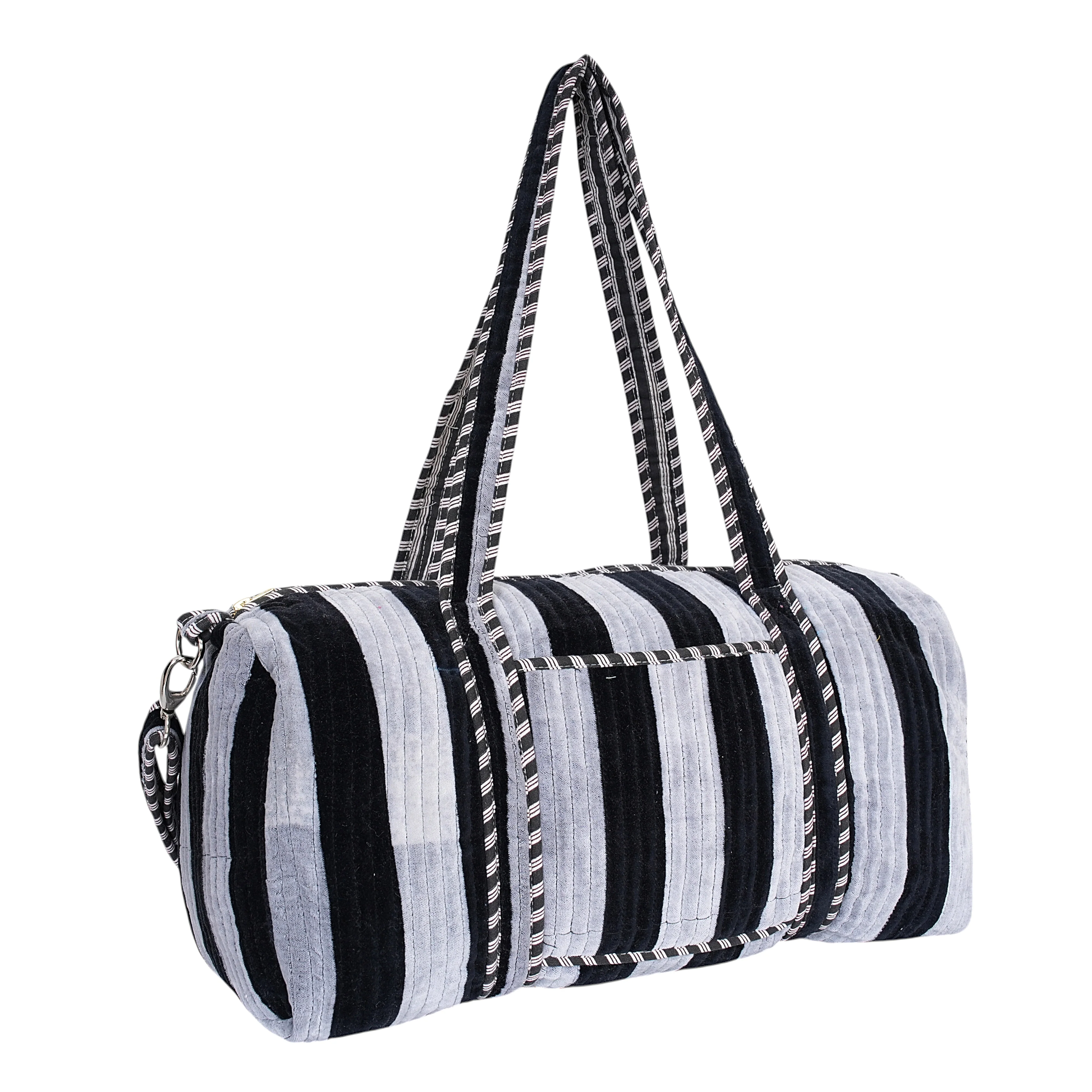 The Striped Velvet Weekender - Image 29