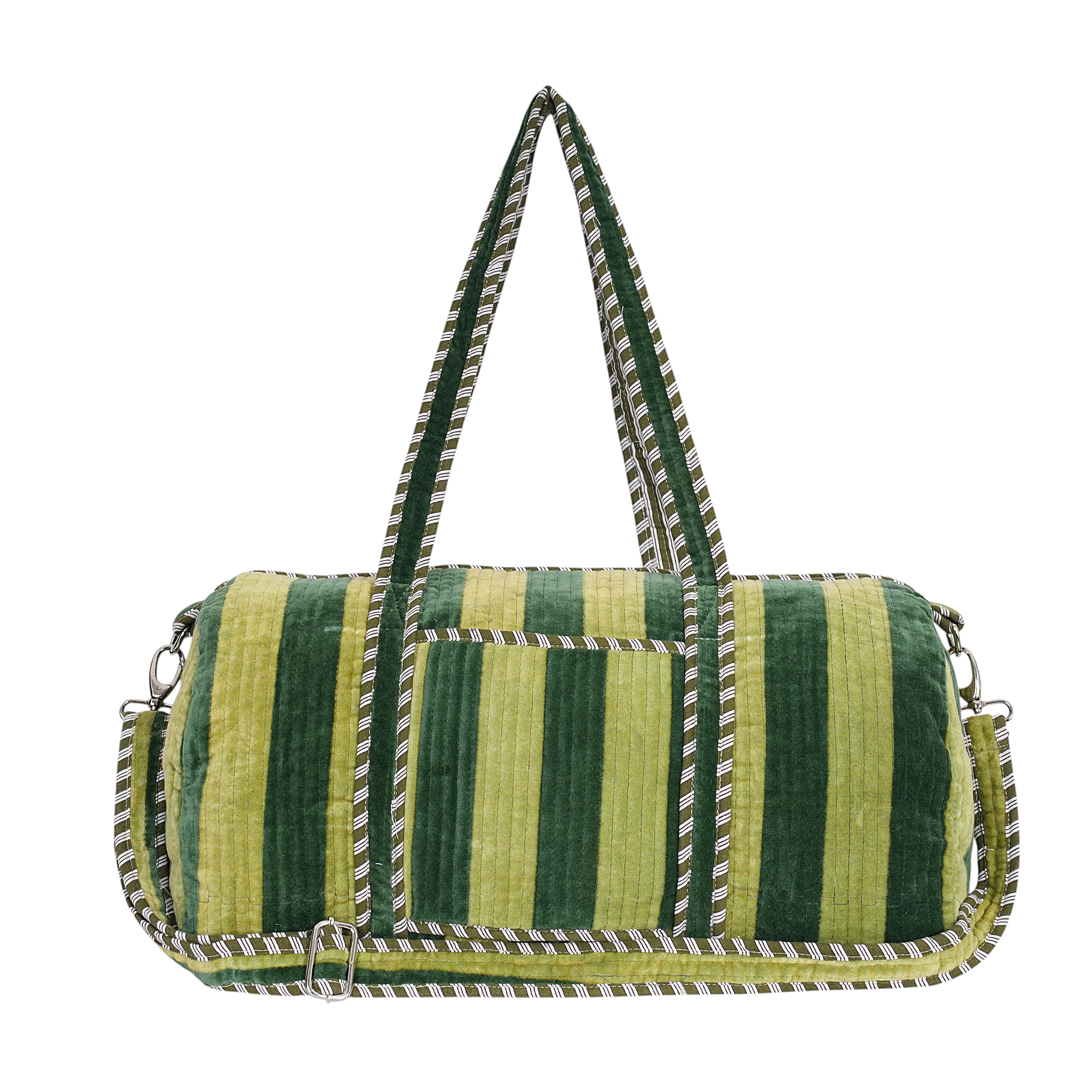 The Striped Velvet Weekender - Image 31