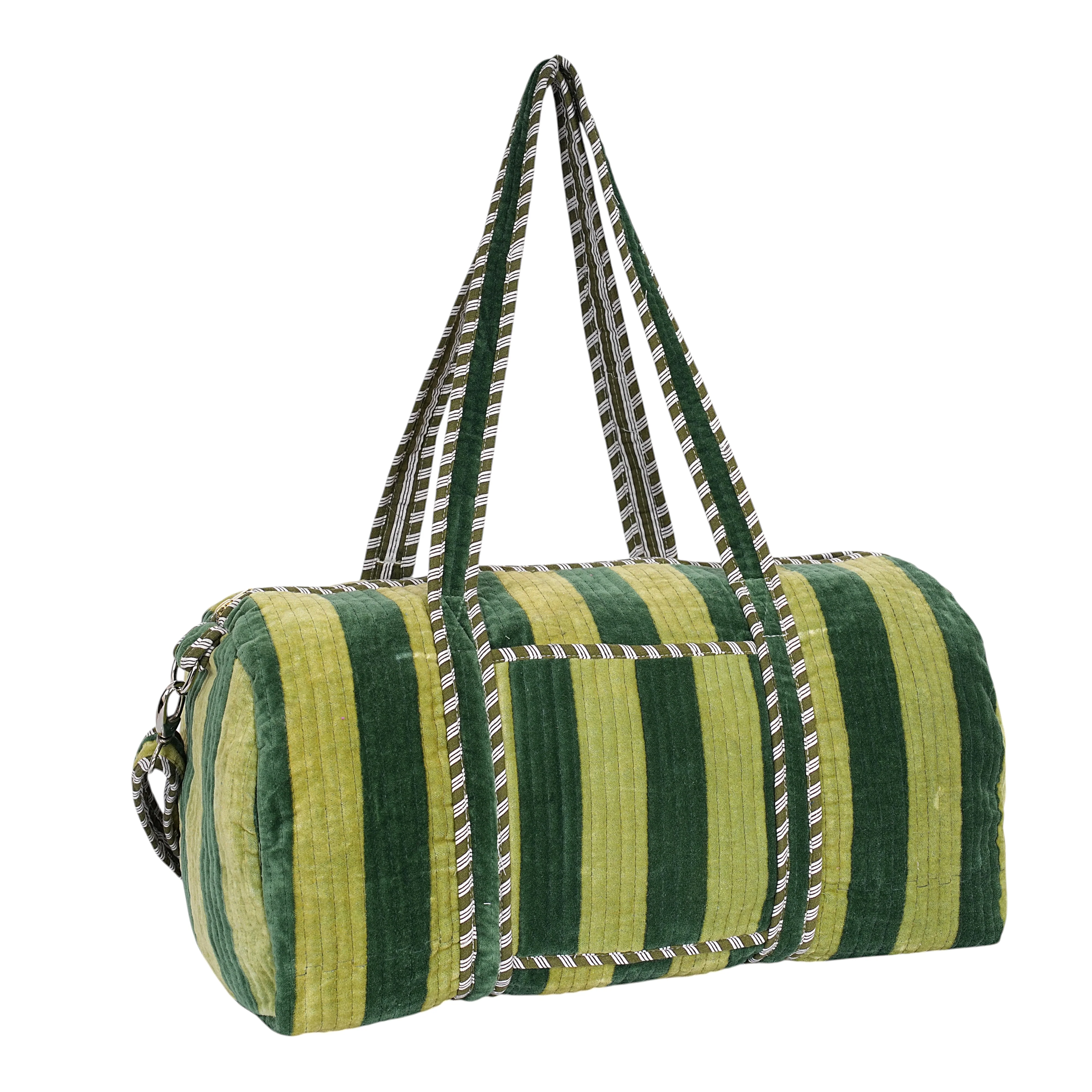 The Striped Velvet Weekender - Image 34