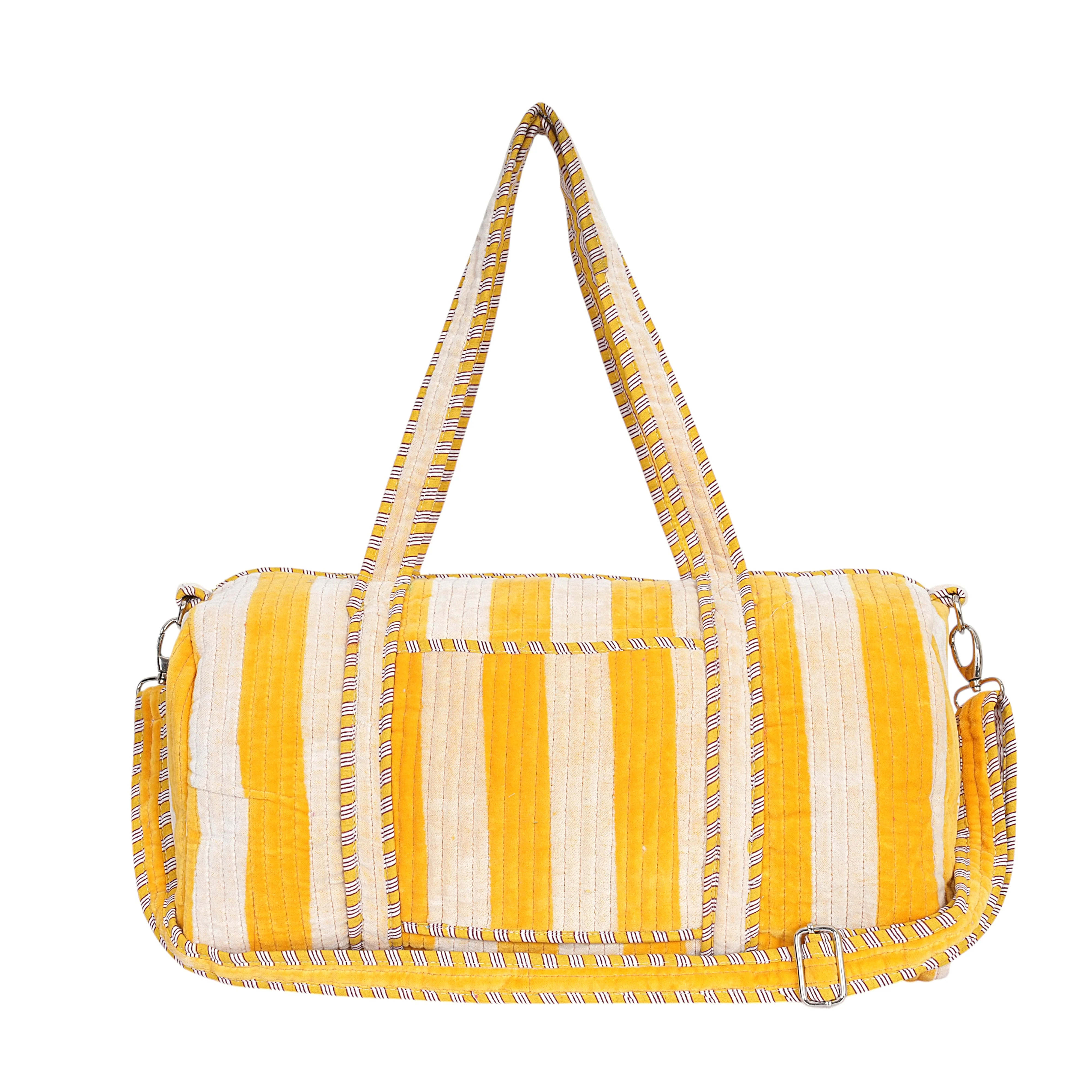 The Striped Velvet Weekender - Image 36