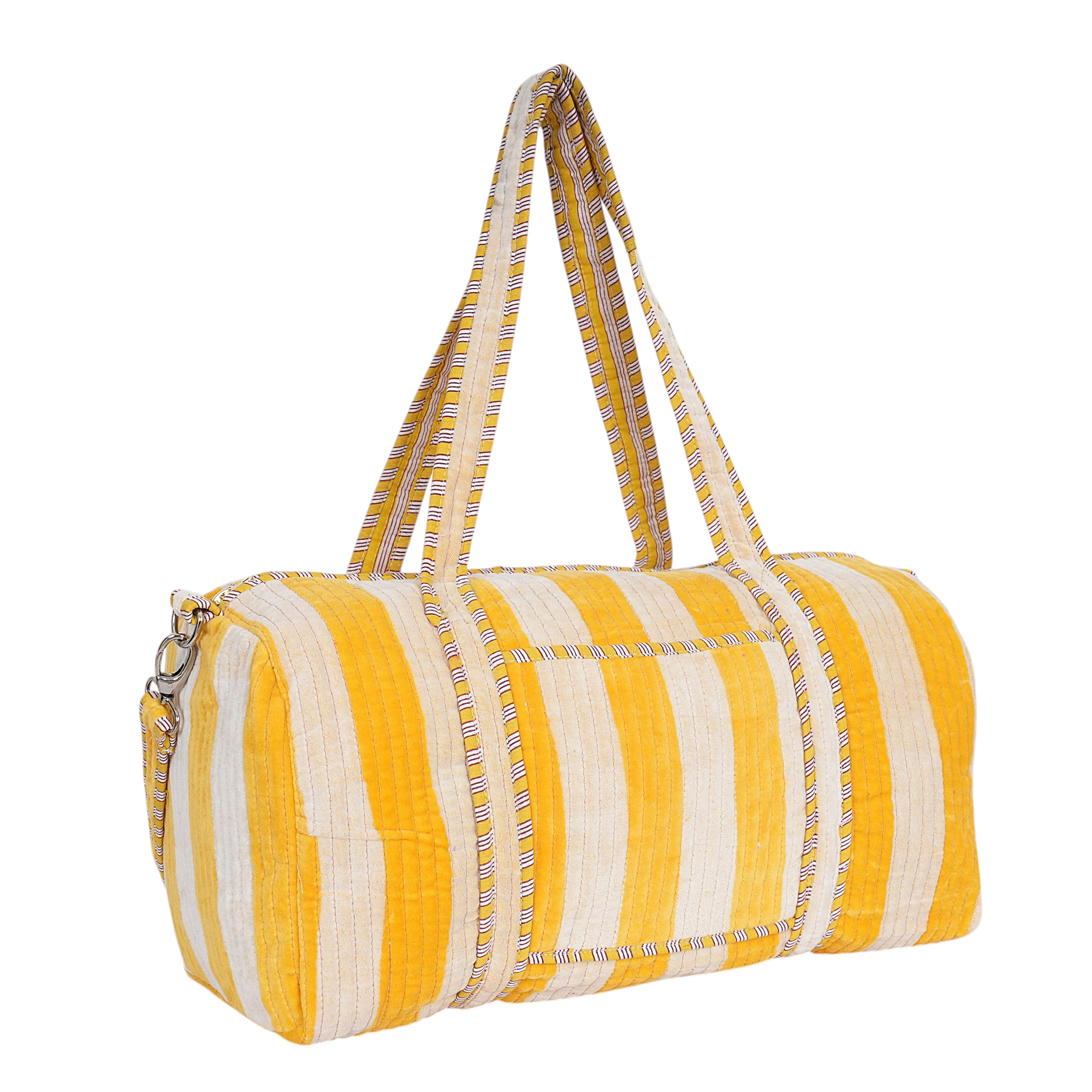 The Striped Velvet Weekender - Image 38