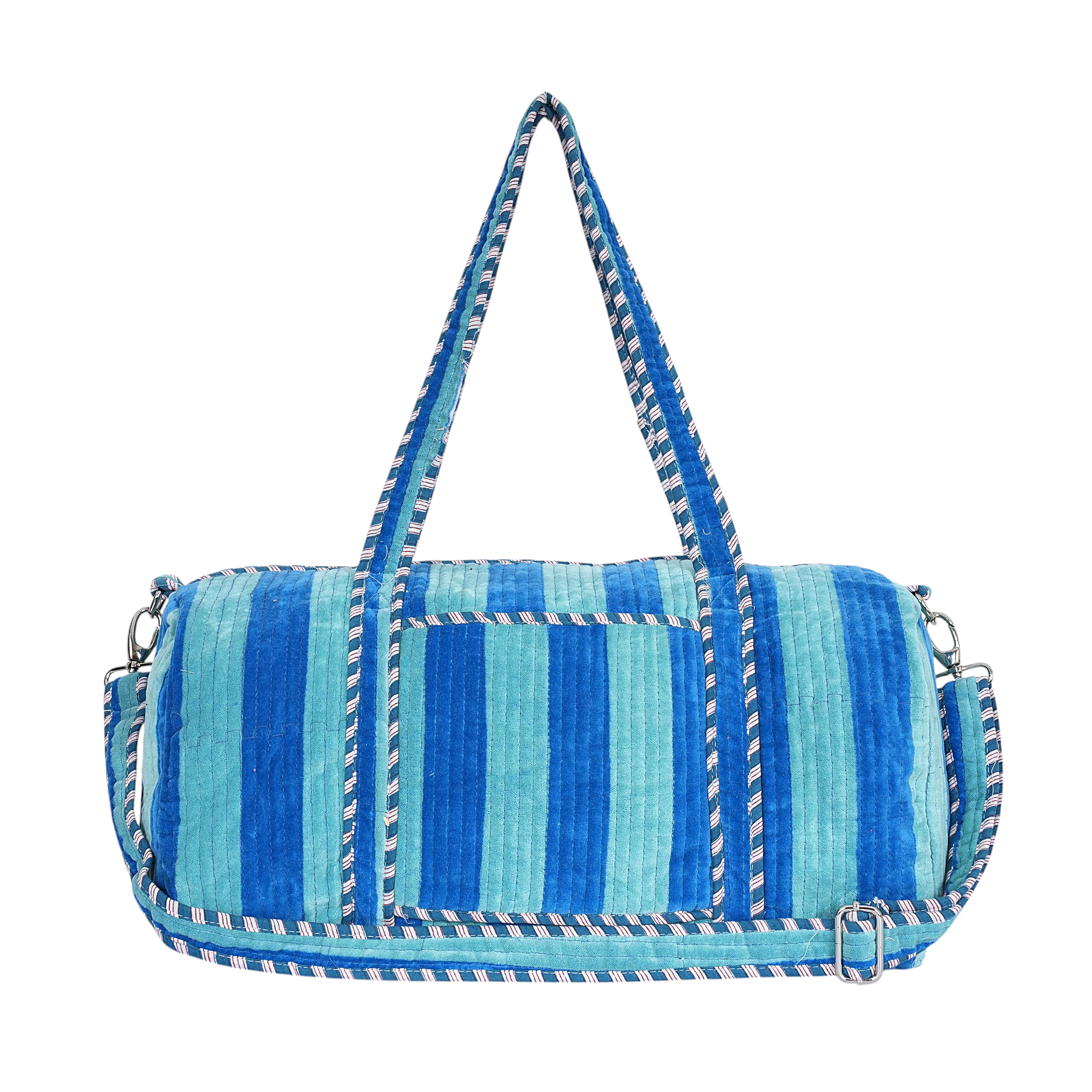 The Striped Velvet Weekender - Image 45