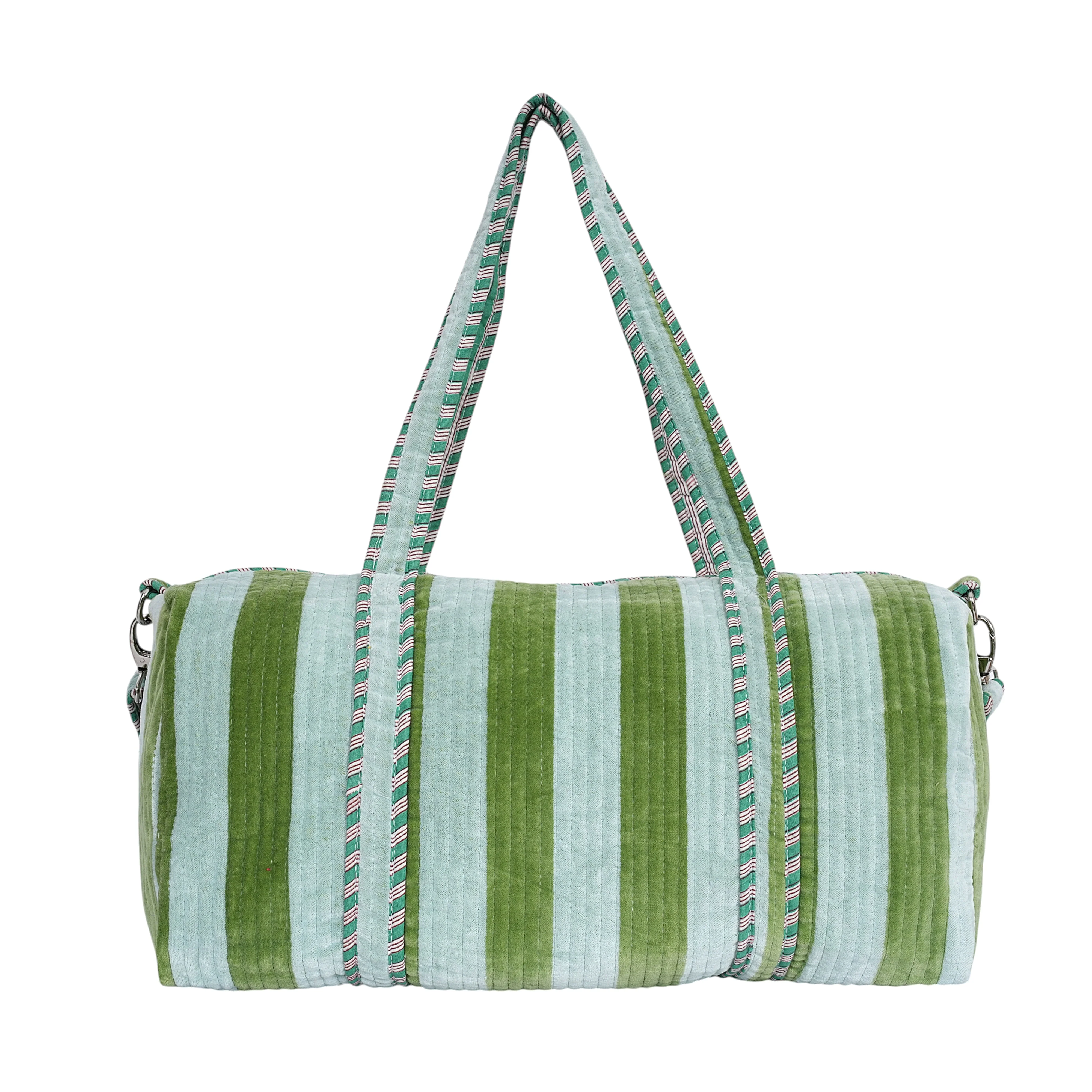 The Striped Velvet Weekender - Image 52