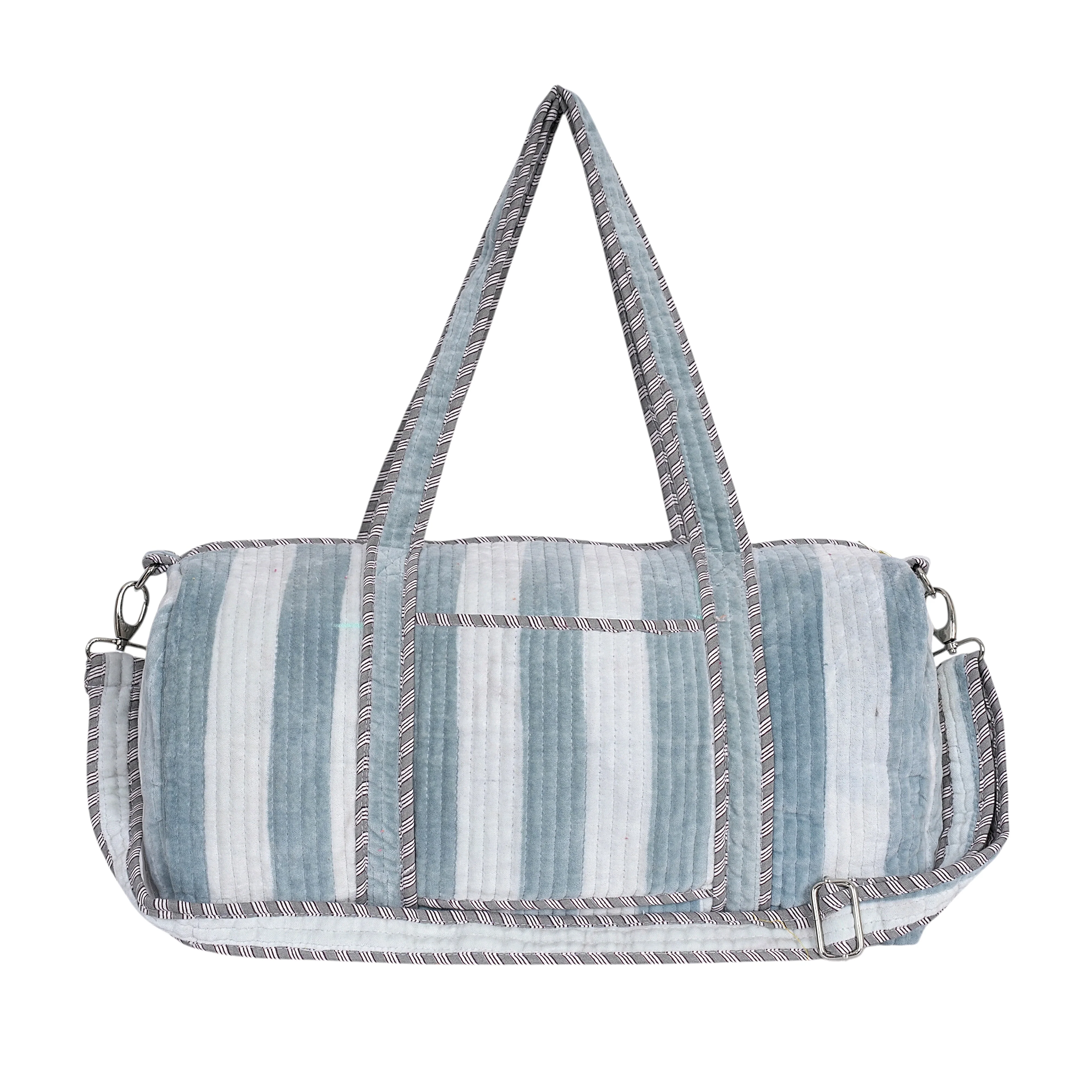 The Striped Velvet Weekender - Image 55