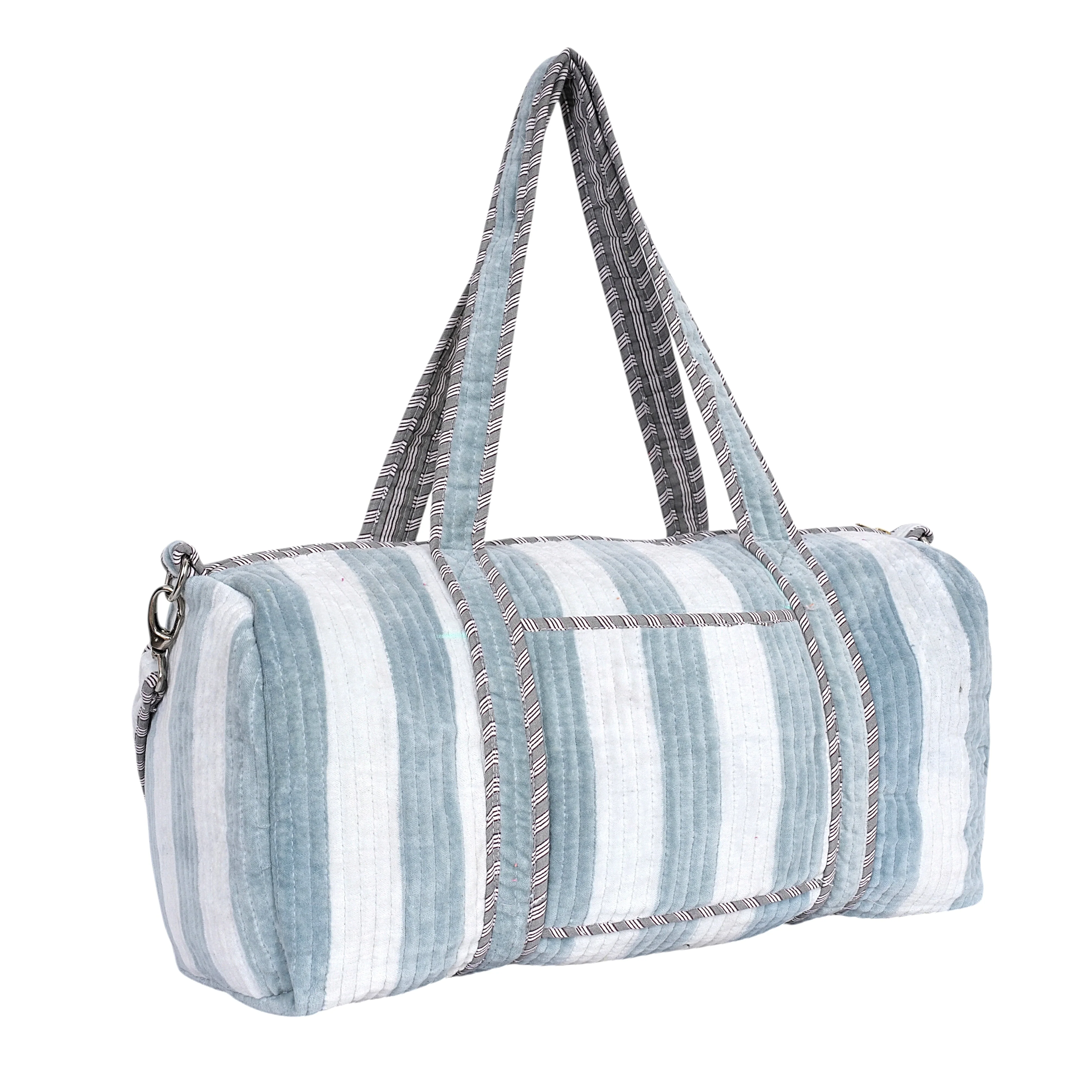 The Striped Velvet Weekender - Image 58