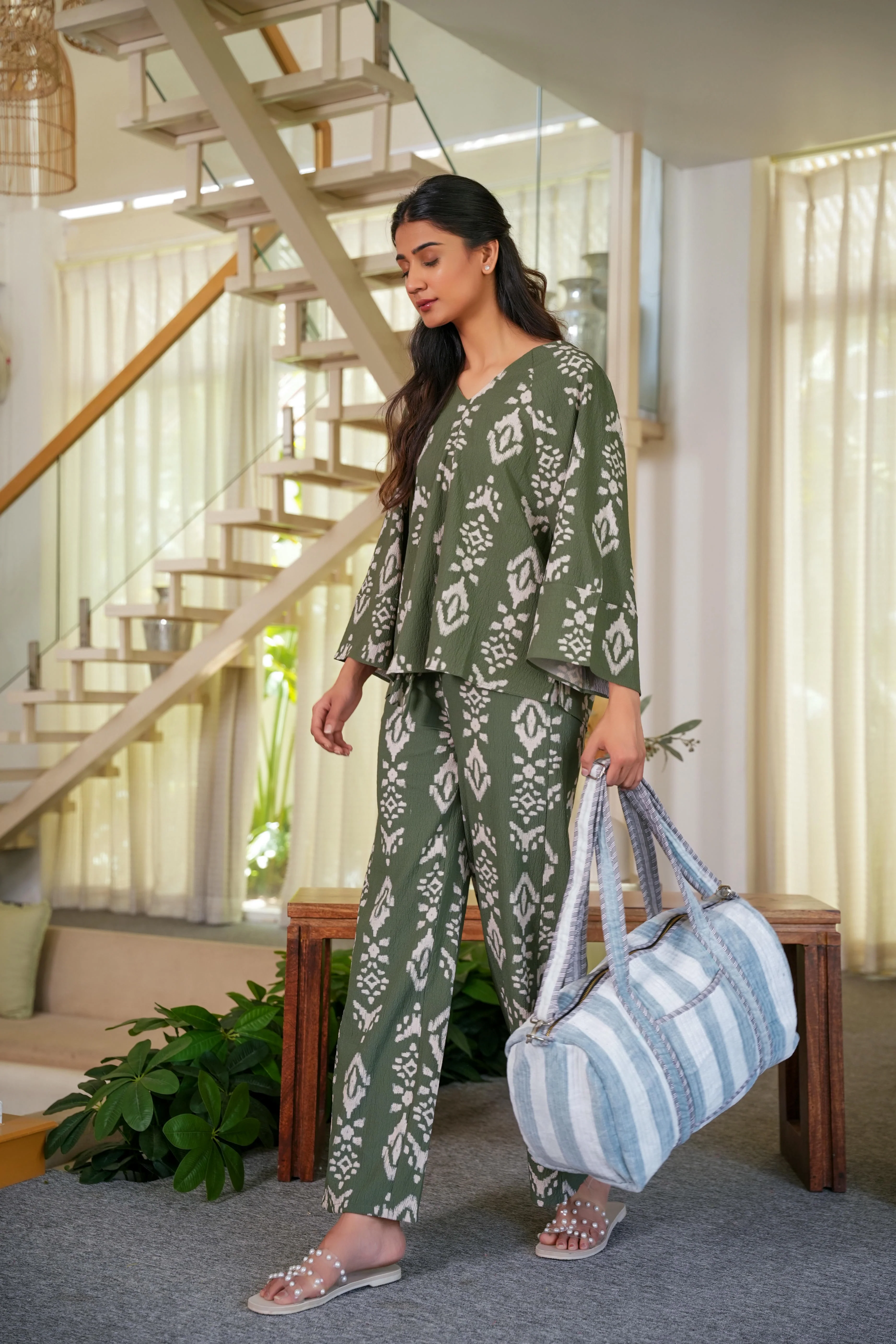 The Striped Velvet Weekender - Image 78