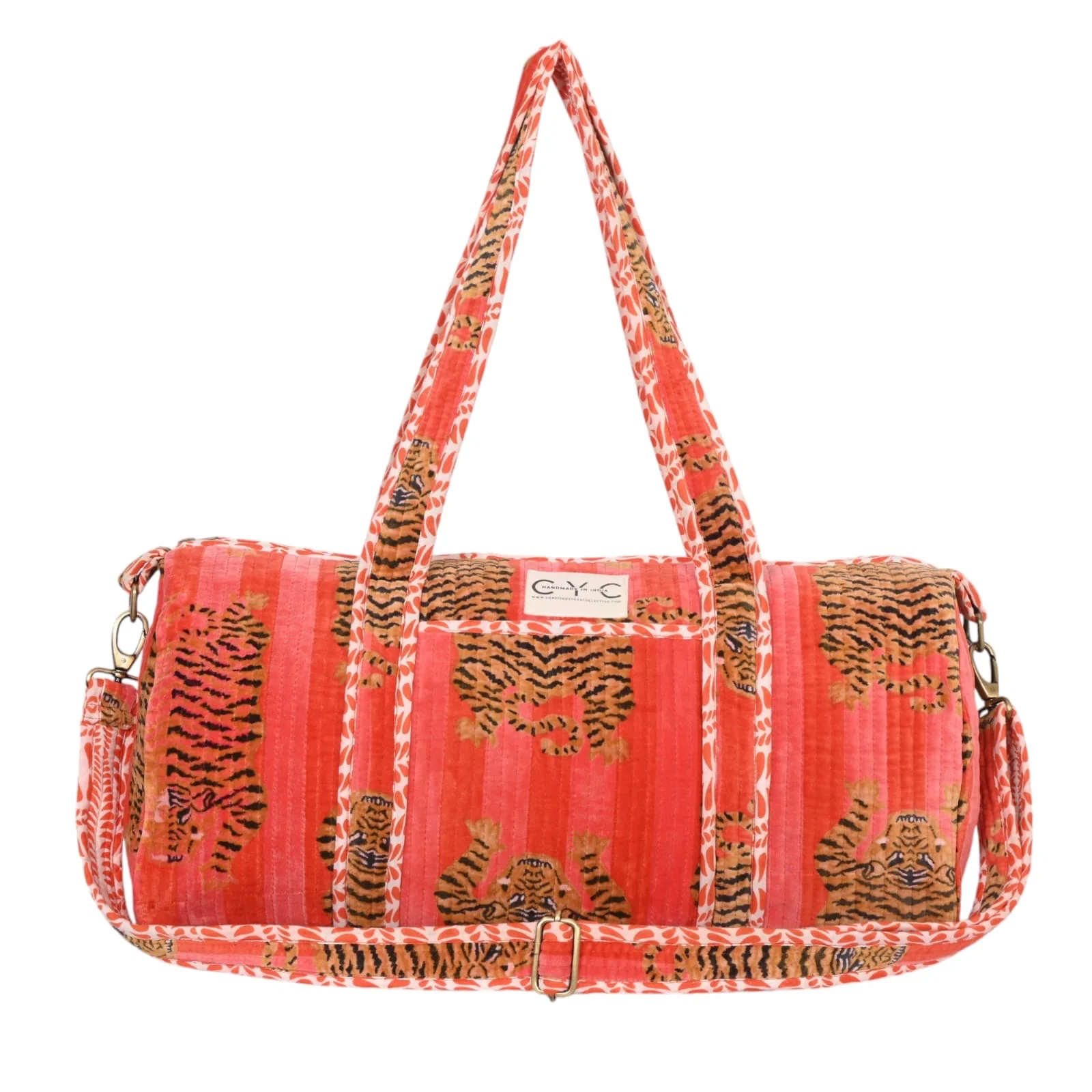 The Tibetan Tiger Velvet Weekender - Image 3