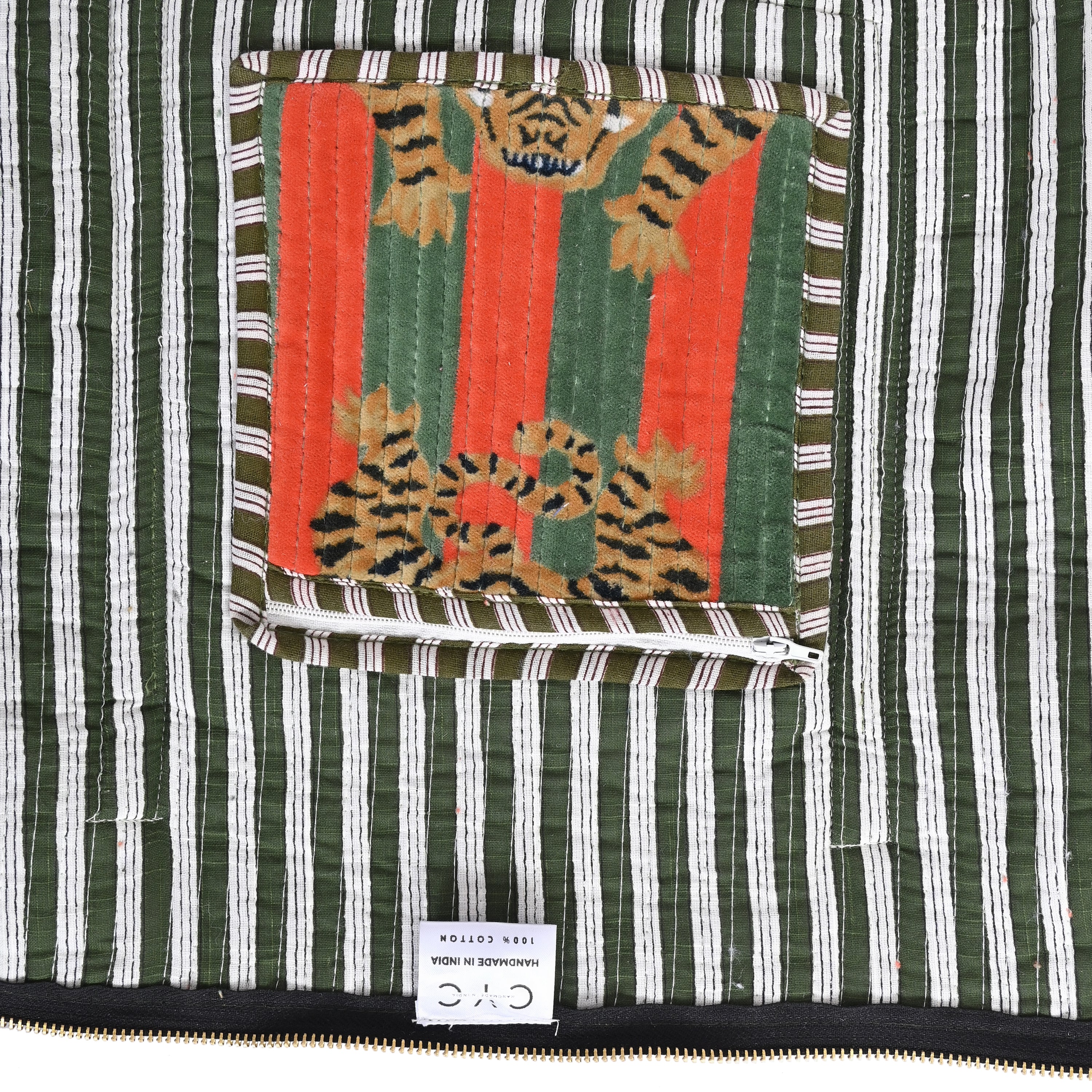 The Tibetan Tiger Velvet Weekender - Image 38