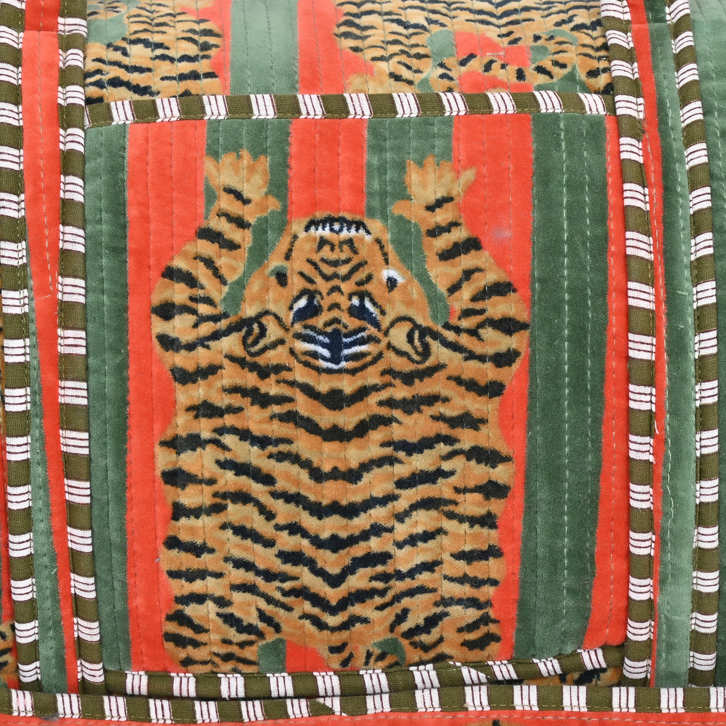 The Tibetan Tiger Velvet Weekender - Image 39